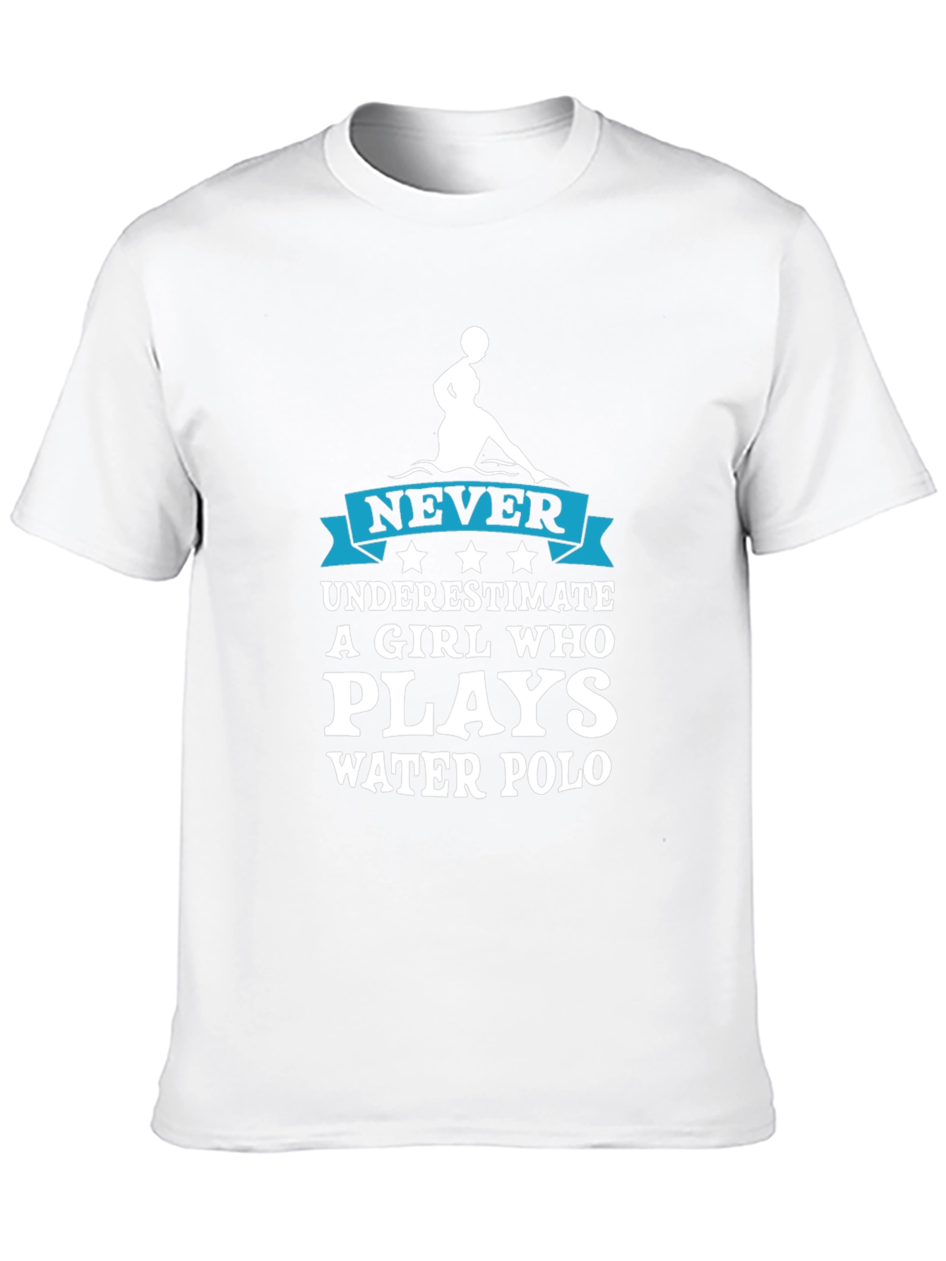 Never Underestimate Water Polo Girl T-Shirt