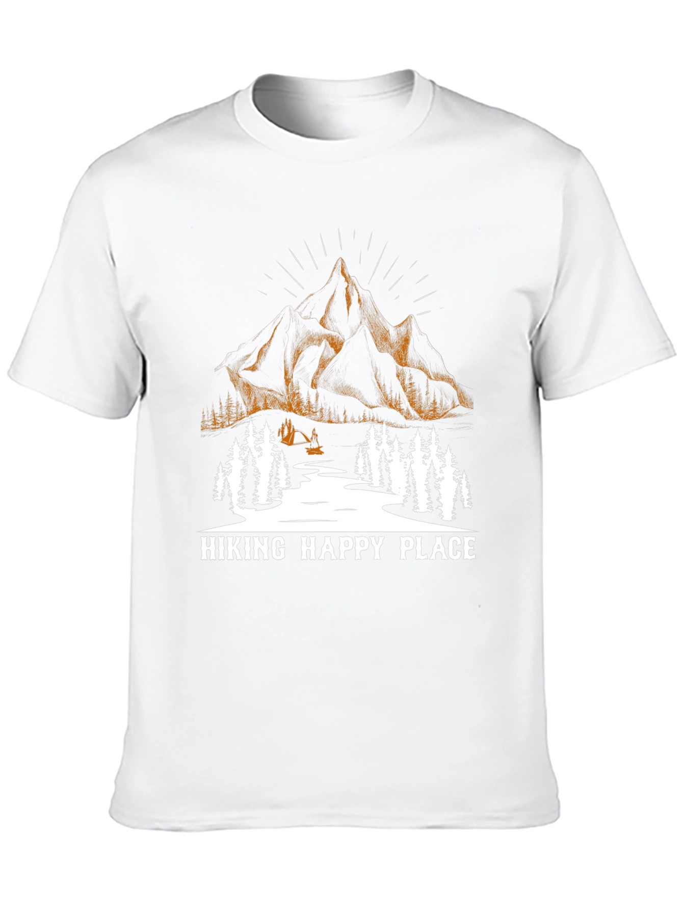 Hiking Happy Place Graphic Tee - Adventure Ready!
