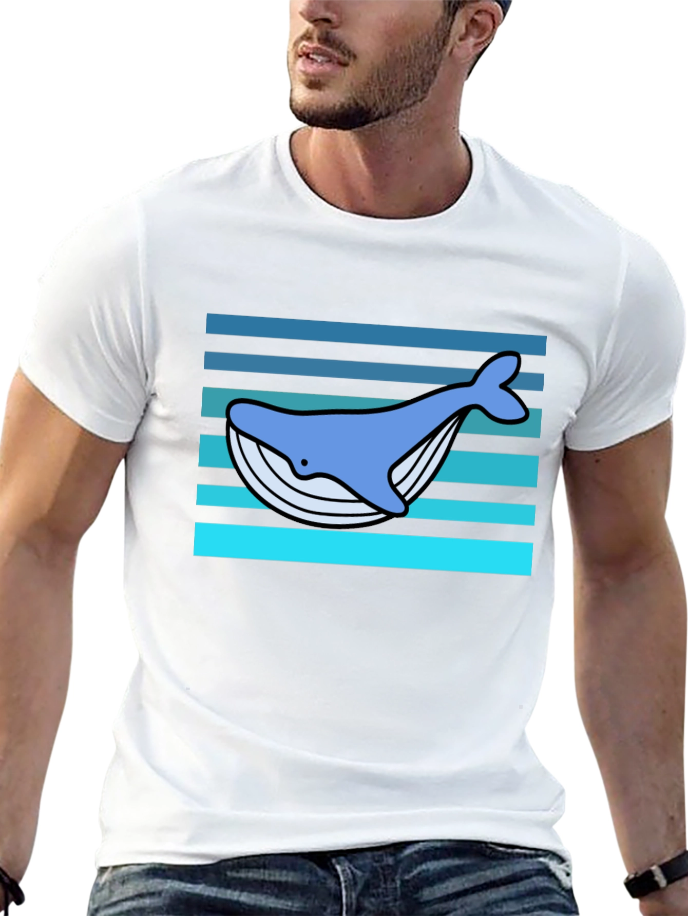 Whale Graphic T-Shirt - Ocean Lover Tee