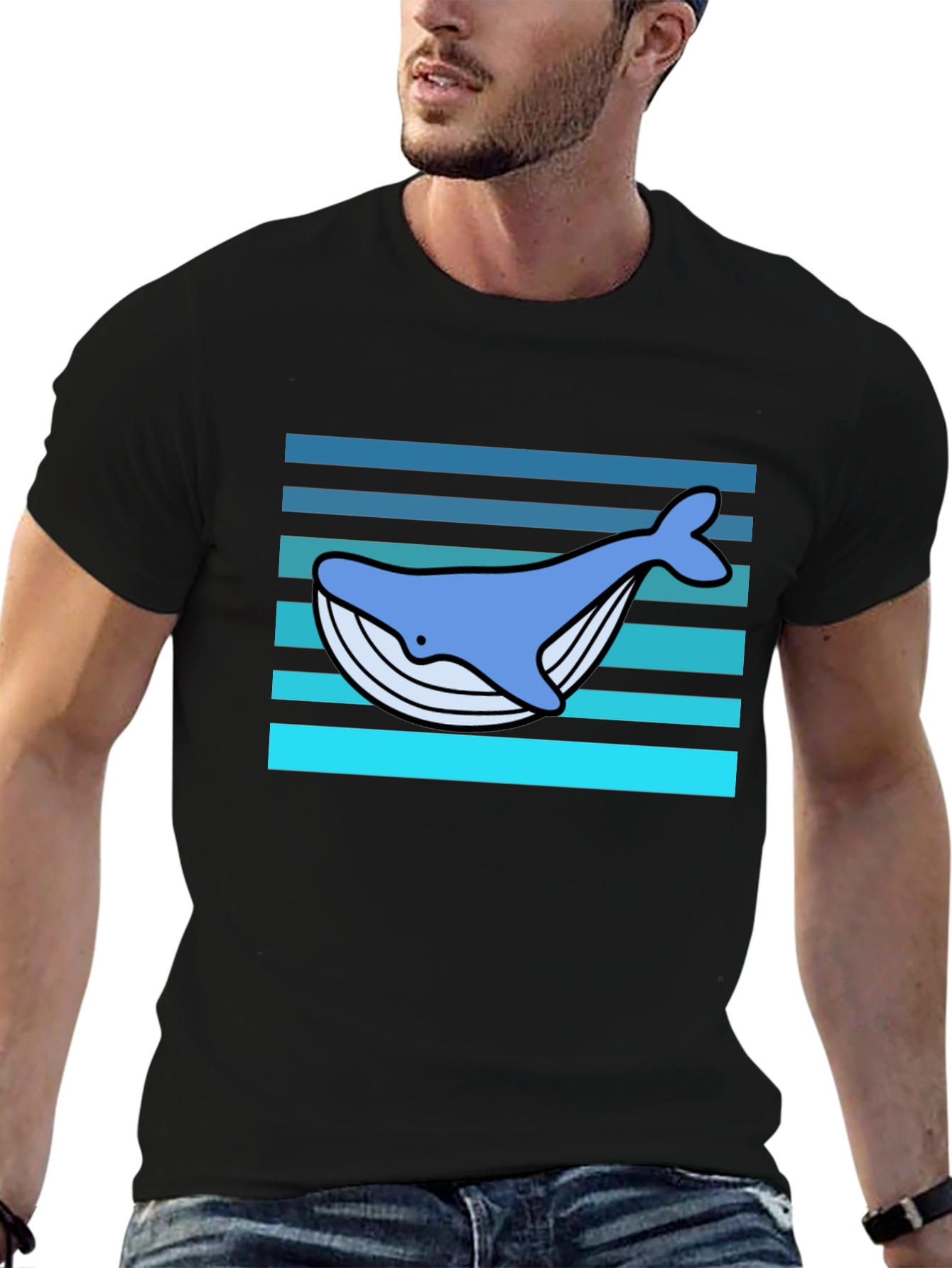 Whale Graphic T-Shirt - Ocean Lover Tee