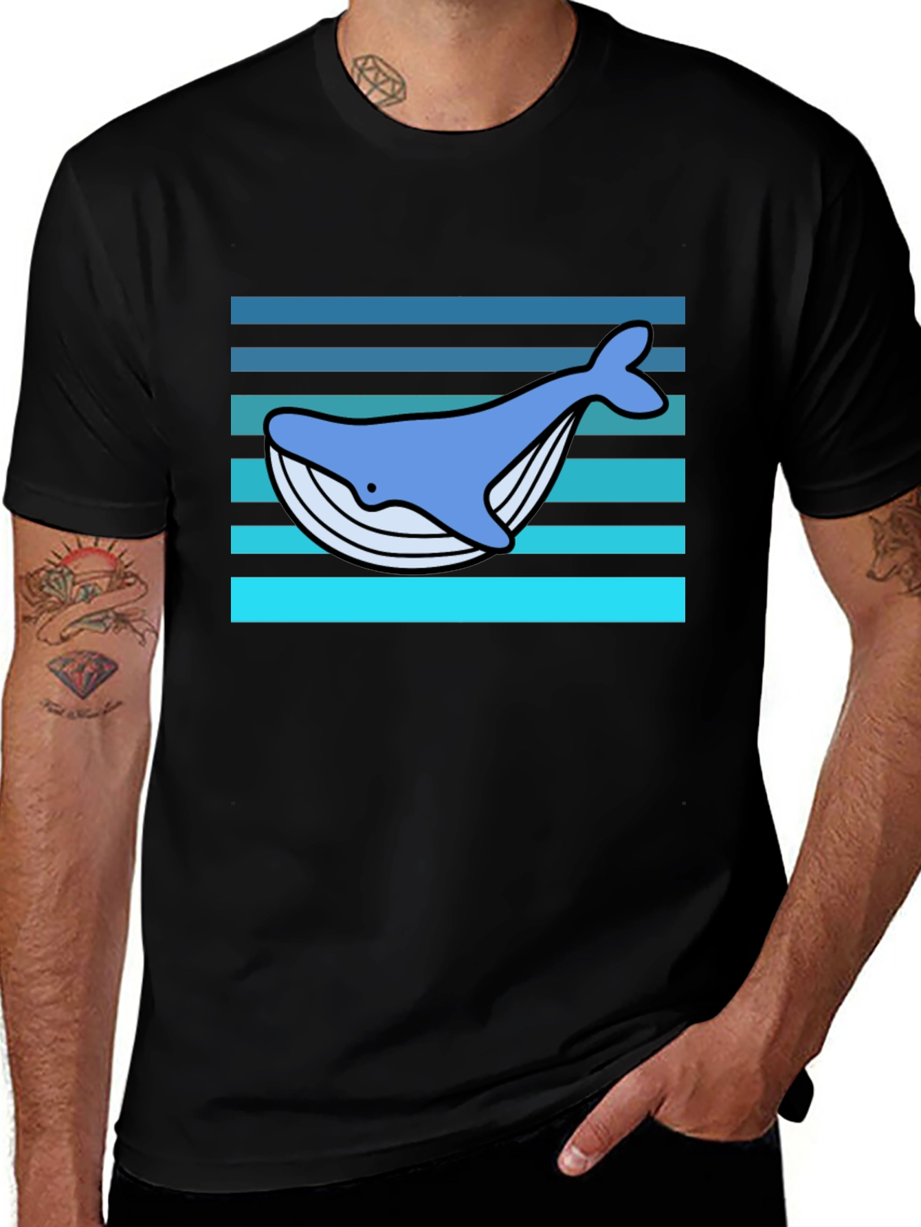 Whale Graphic T-Shirt - Ocean Lover Tee
