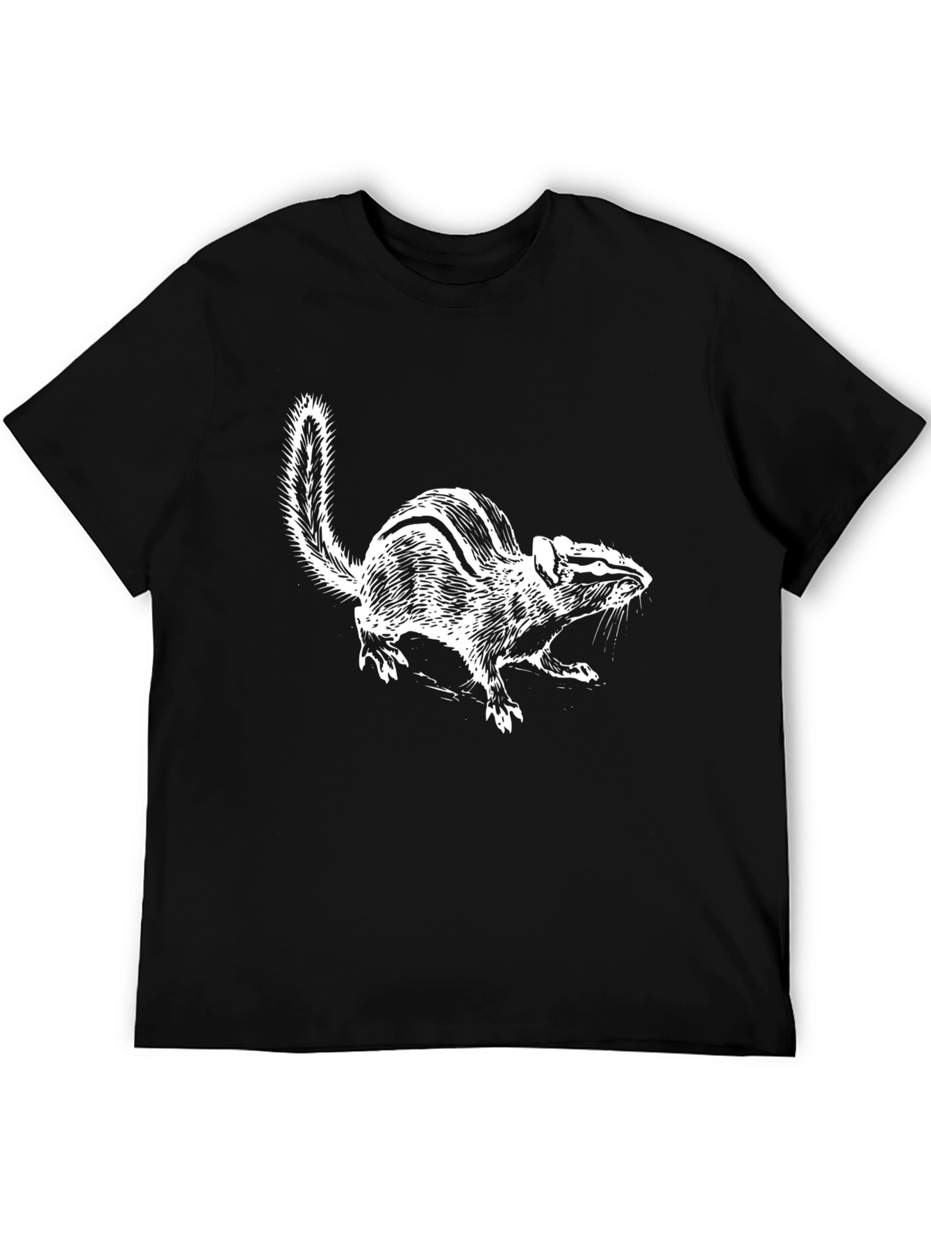 Chipmunk Graphic Tee - Cool Animal Shirt
