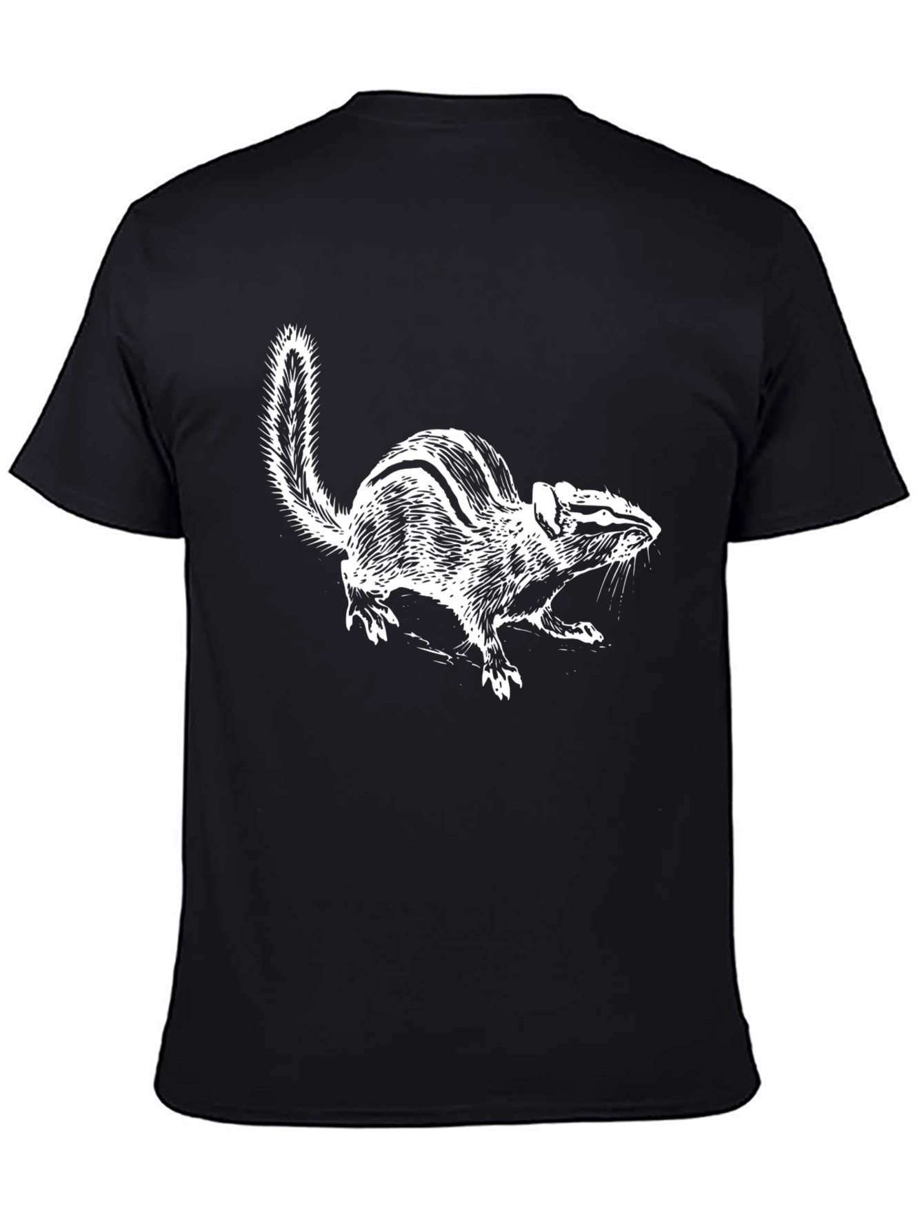 Chipmunk Graphic Tee - Cool Animal Shirt