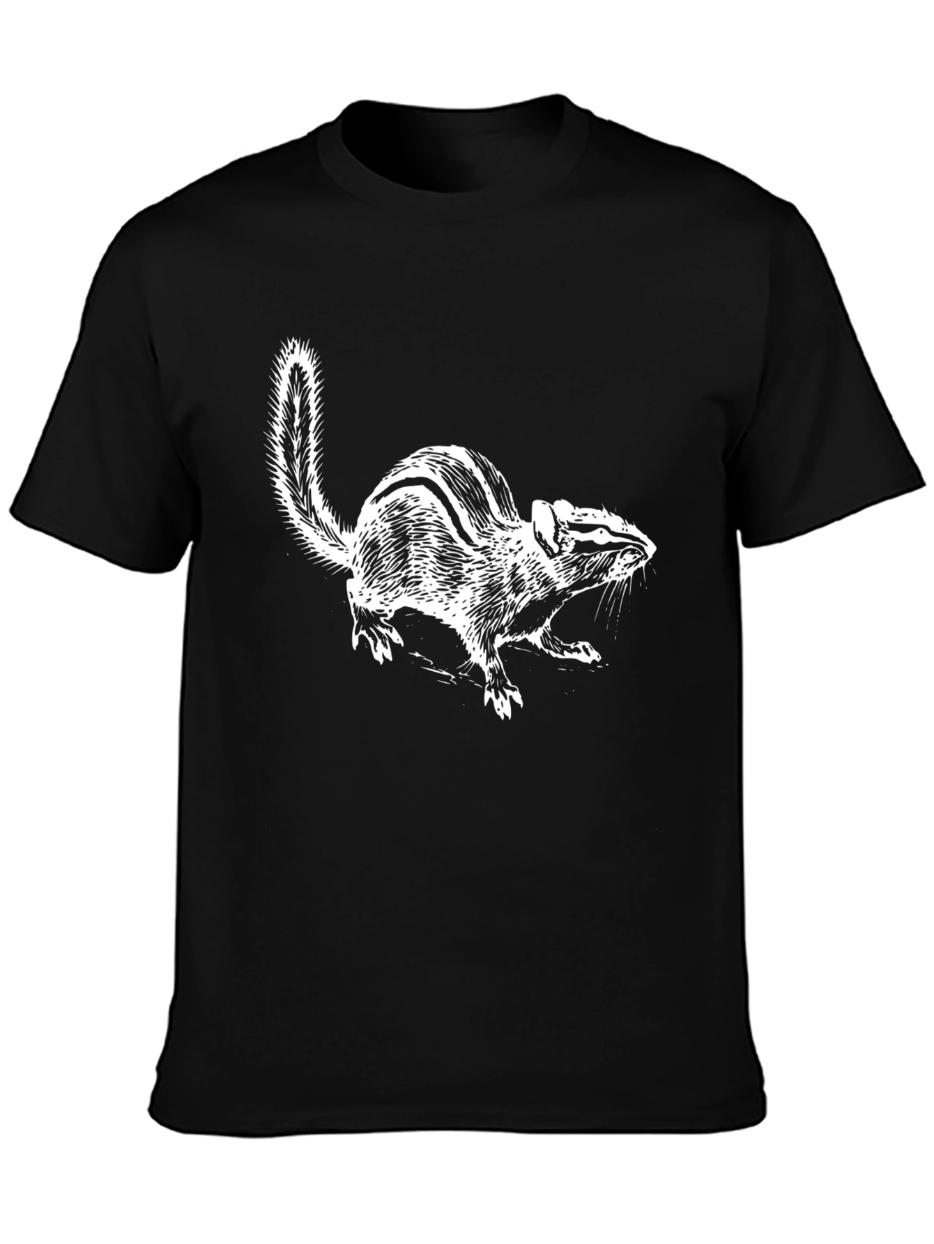 Chipmunk Graphic Tee - Cool Animal Shirt