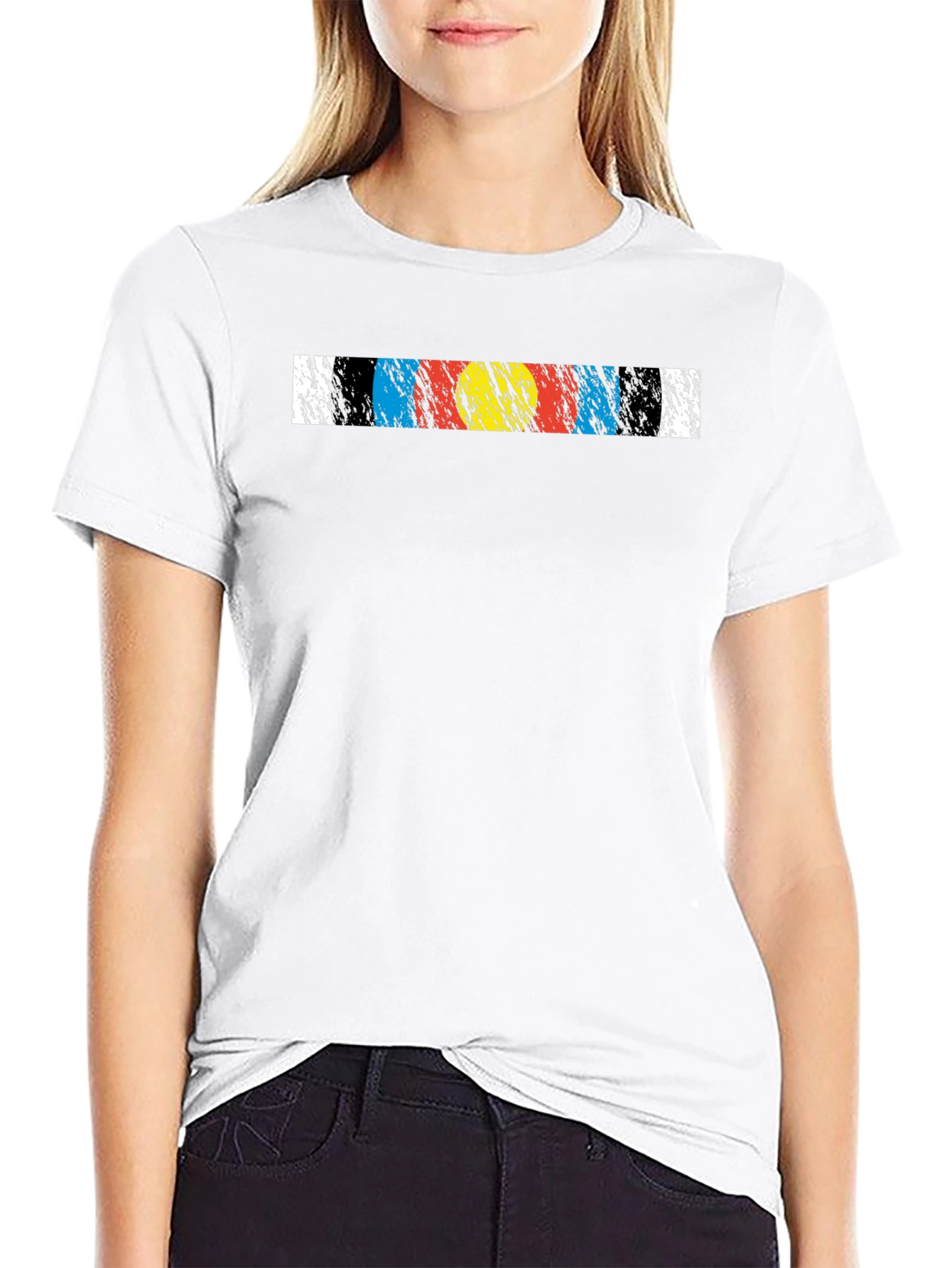 Retro Target Graphic Tee - Archery Design
