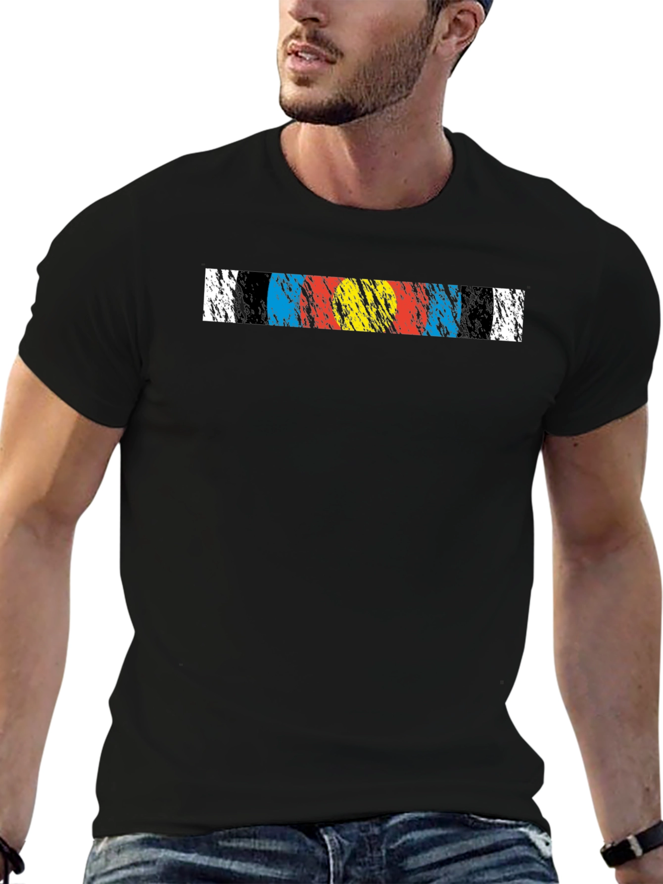 Retro Target Graphic Tee - Archery Design