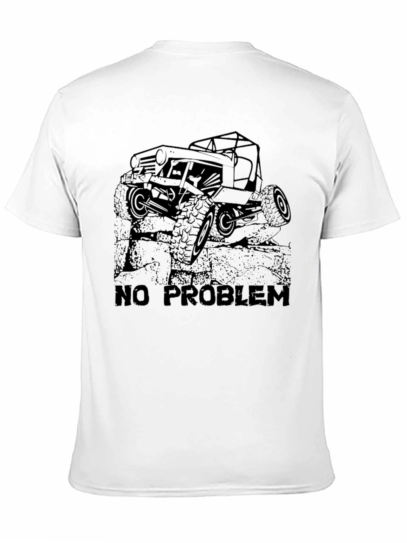 No Problem Off-Road Jeep T-Shirt - Black