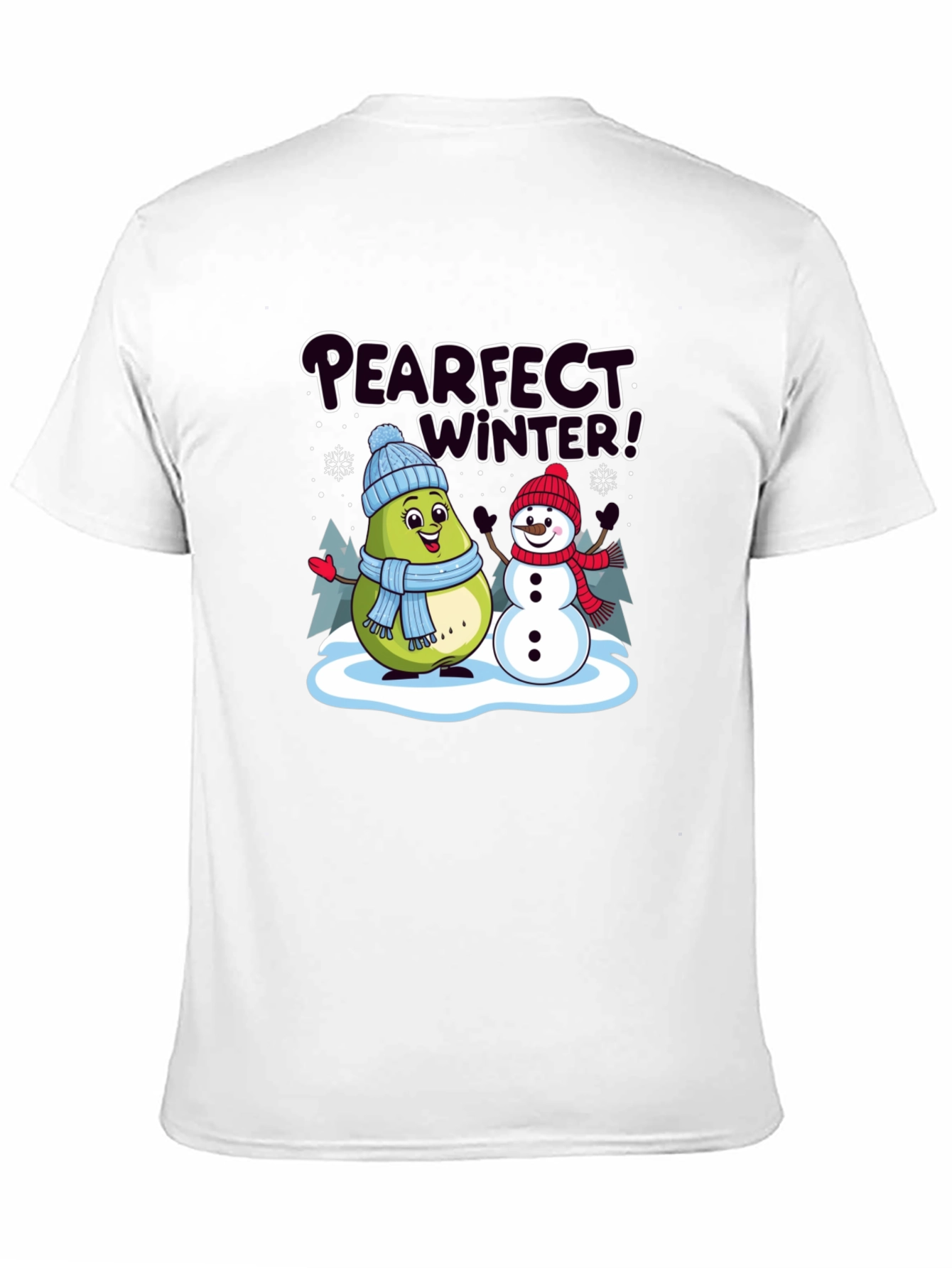 Pearfect Winter Graphic T-Shirt