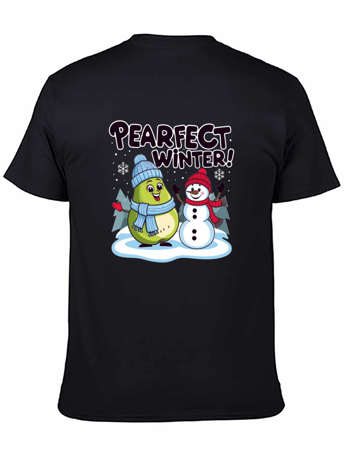 Pearfect Winter Graphic T-Shirt