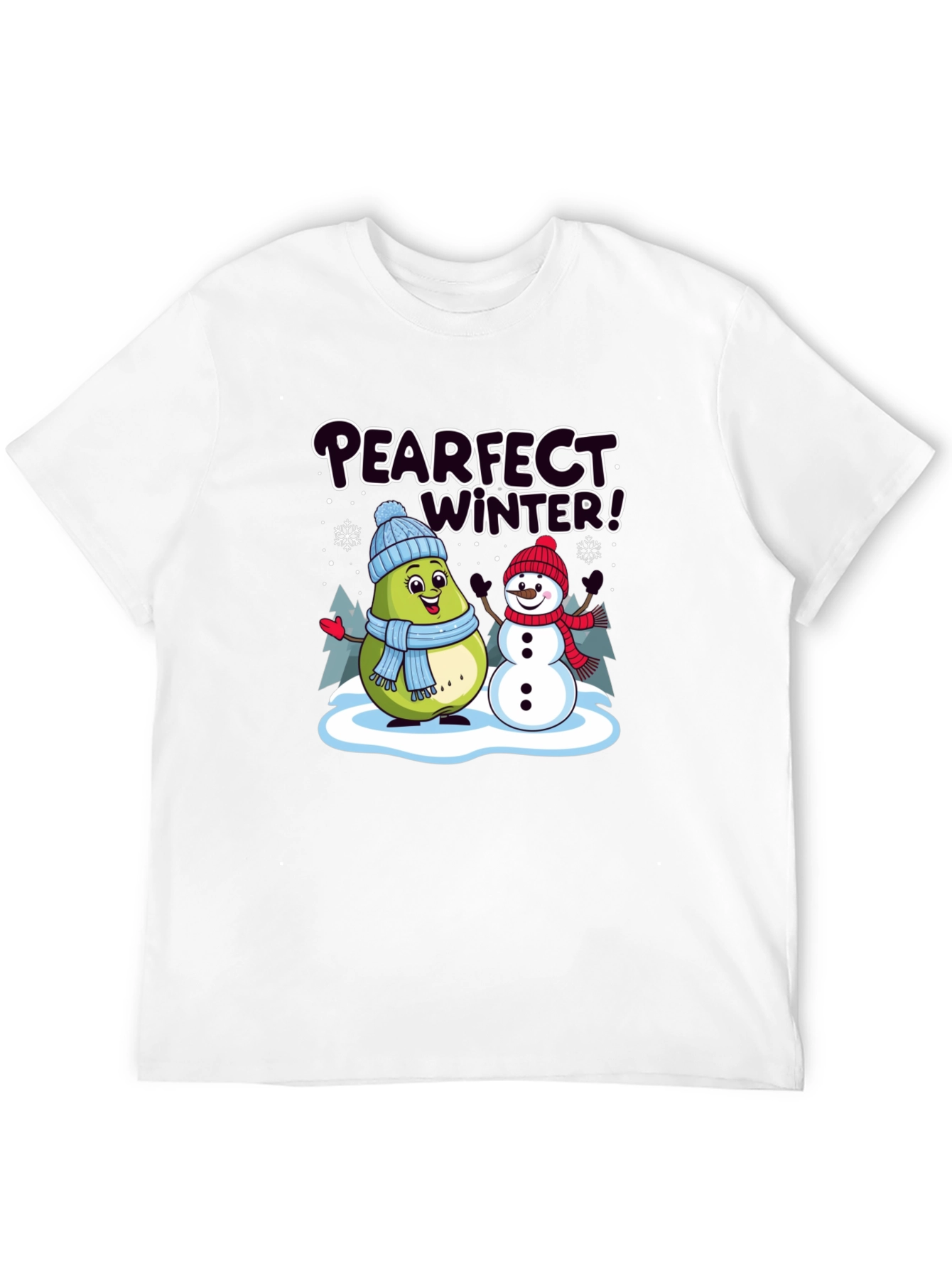 Pearfect Winter Graphic T-Shirt