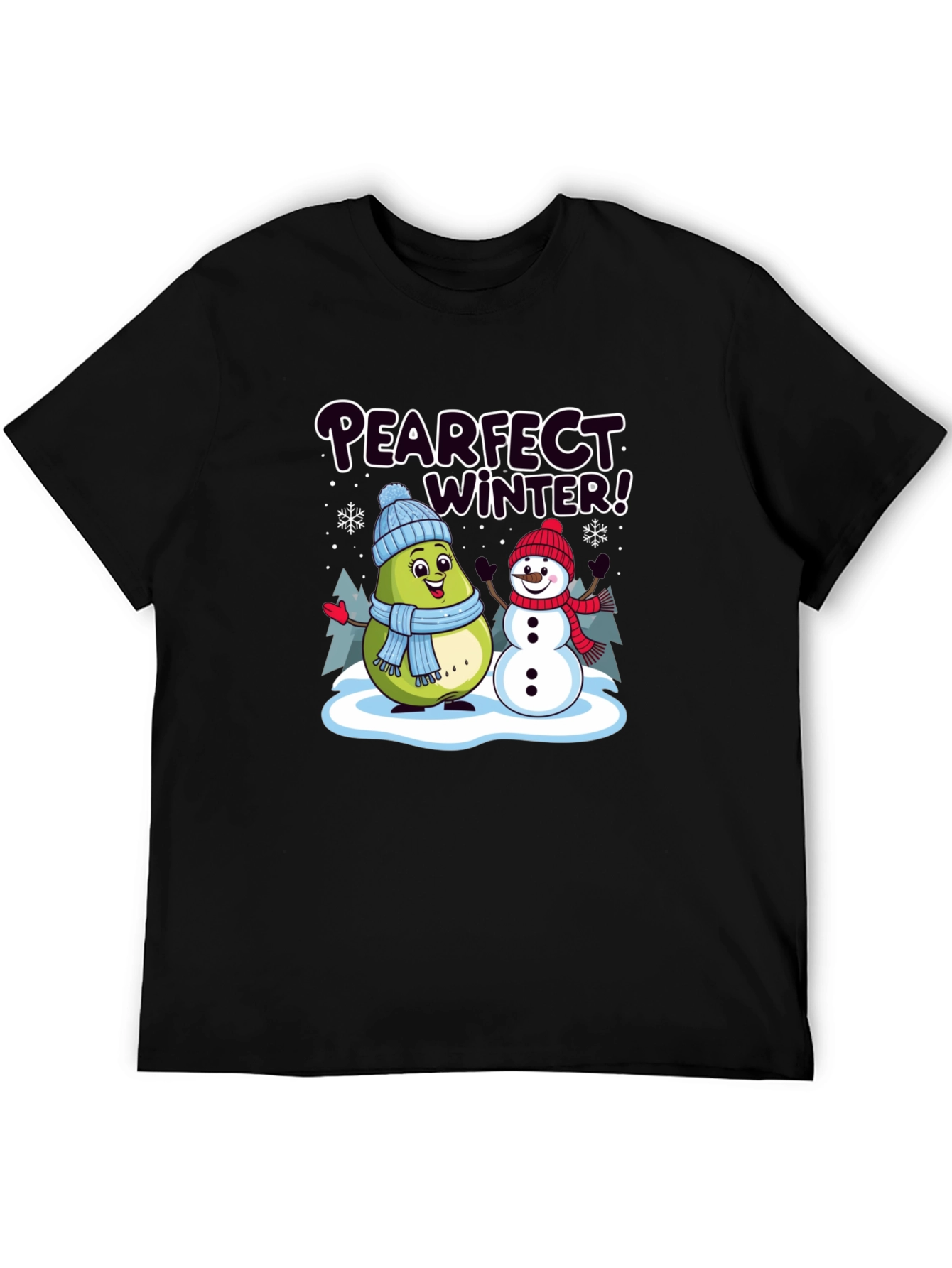 Pearfect Winter Graphic T-Shirt