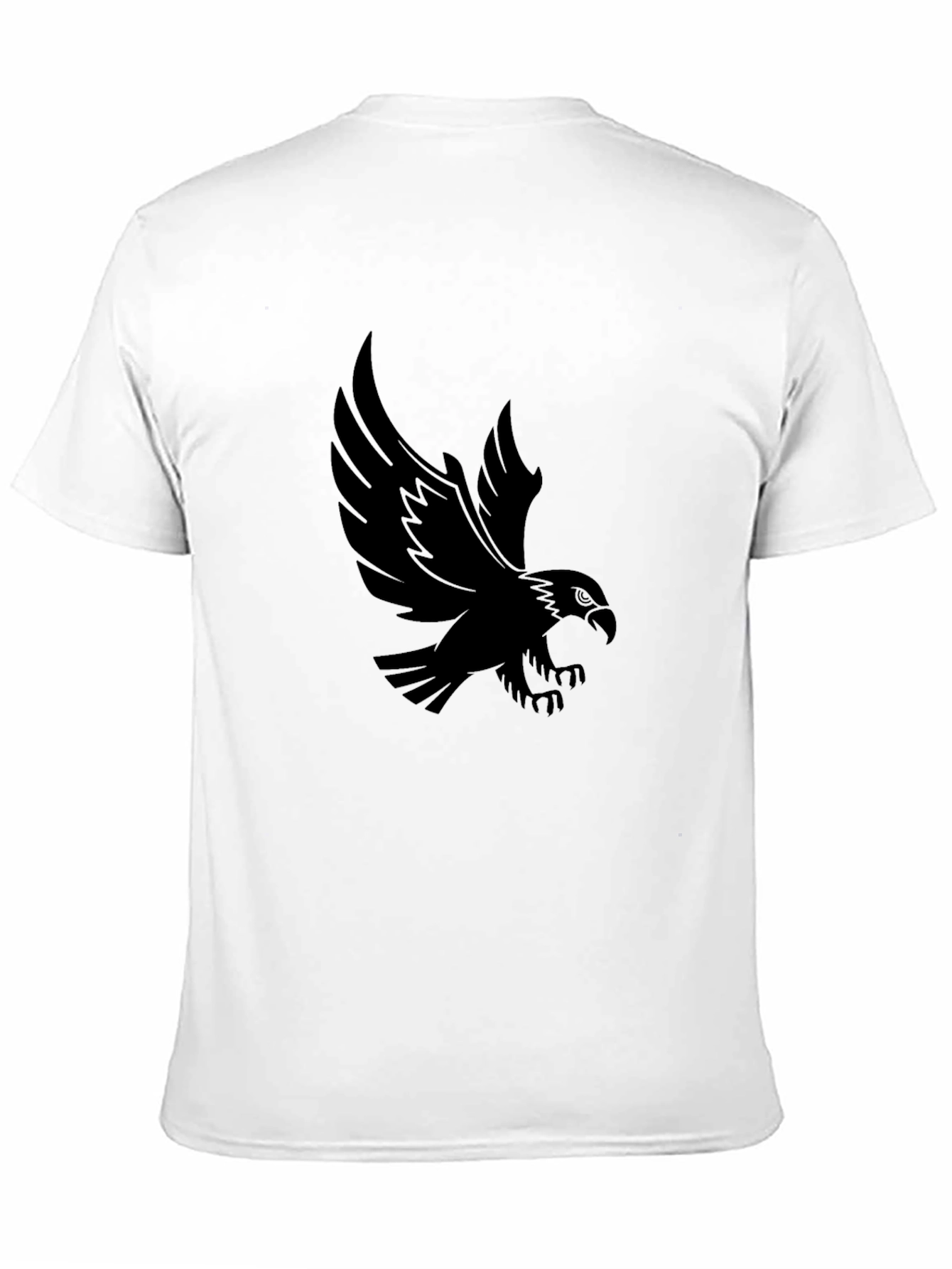 Black Eagle Graphic Tee - Mens Cool Casual Shirt