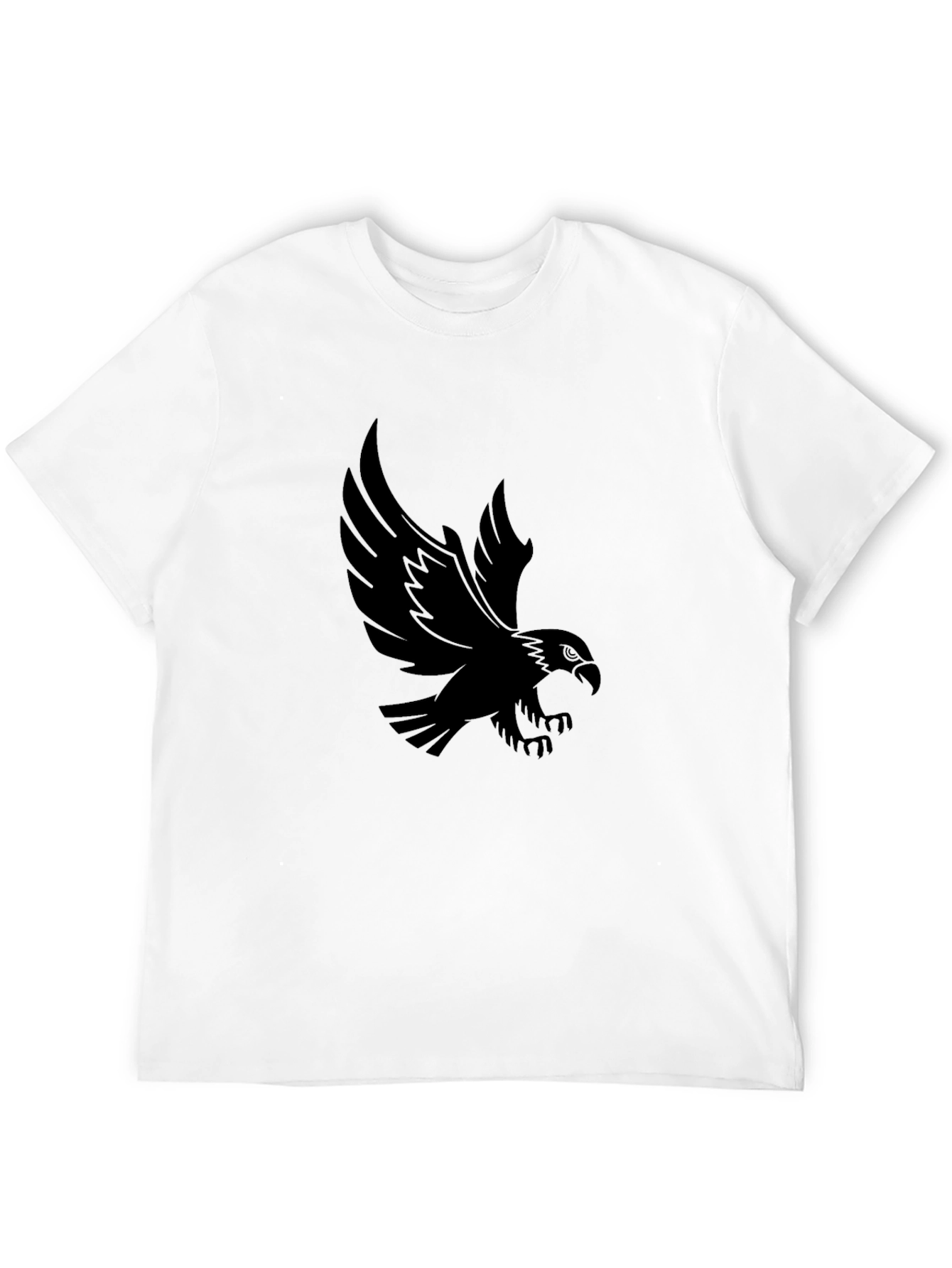 Black Eagle Graphic Tee - Mens Cool Casual Shirt
