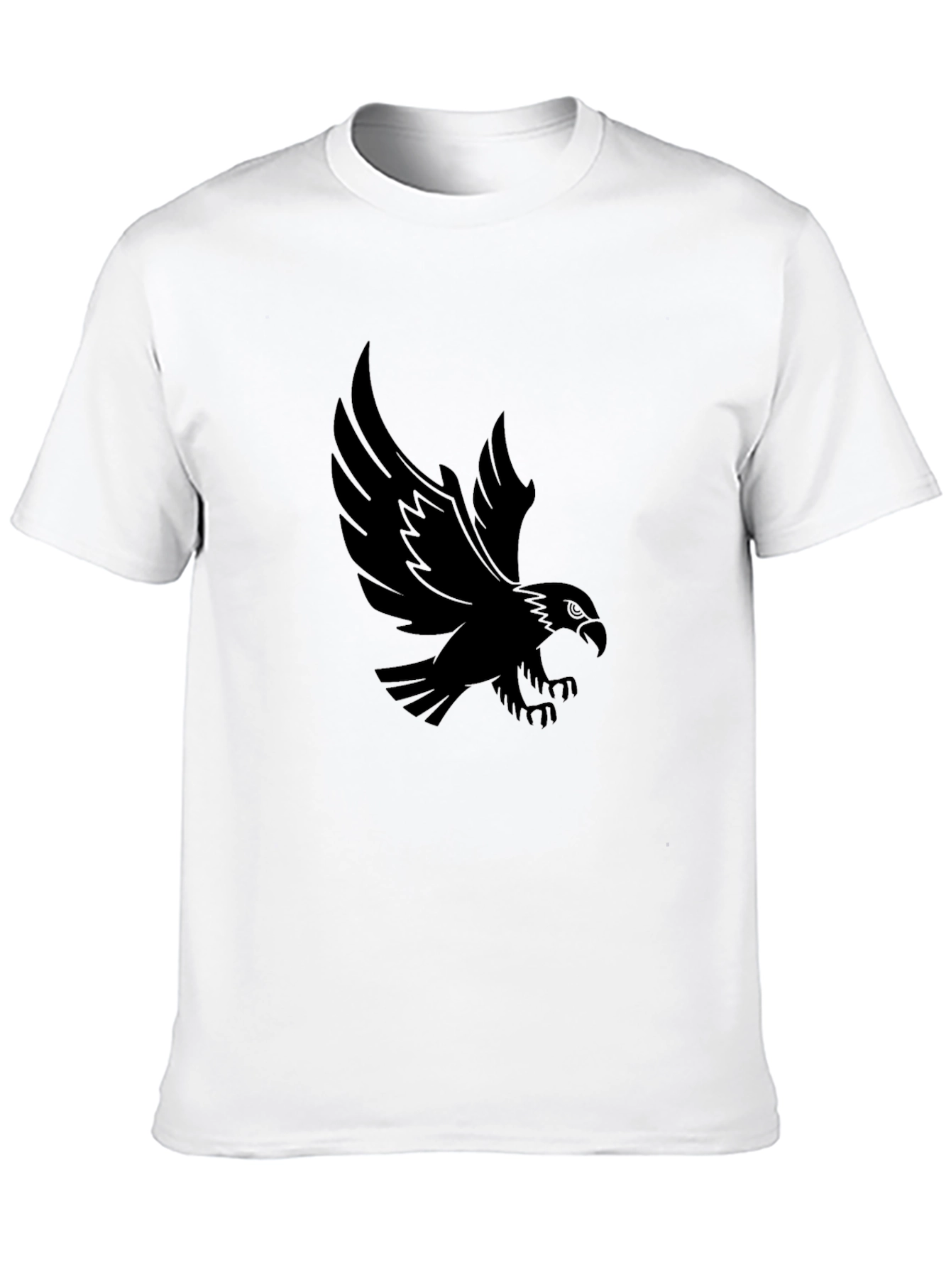Black Eagle Graphic Tee - Mens Cool Casual Shirt