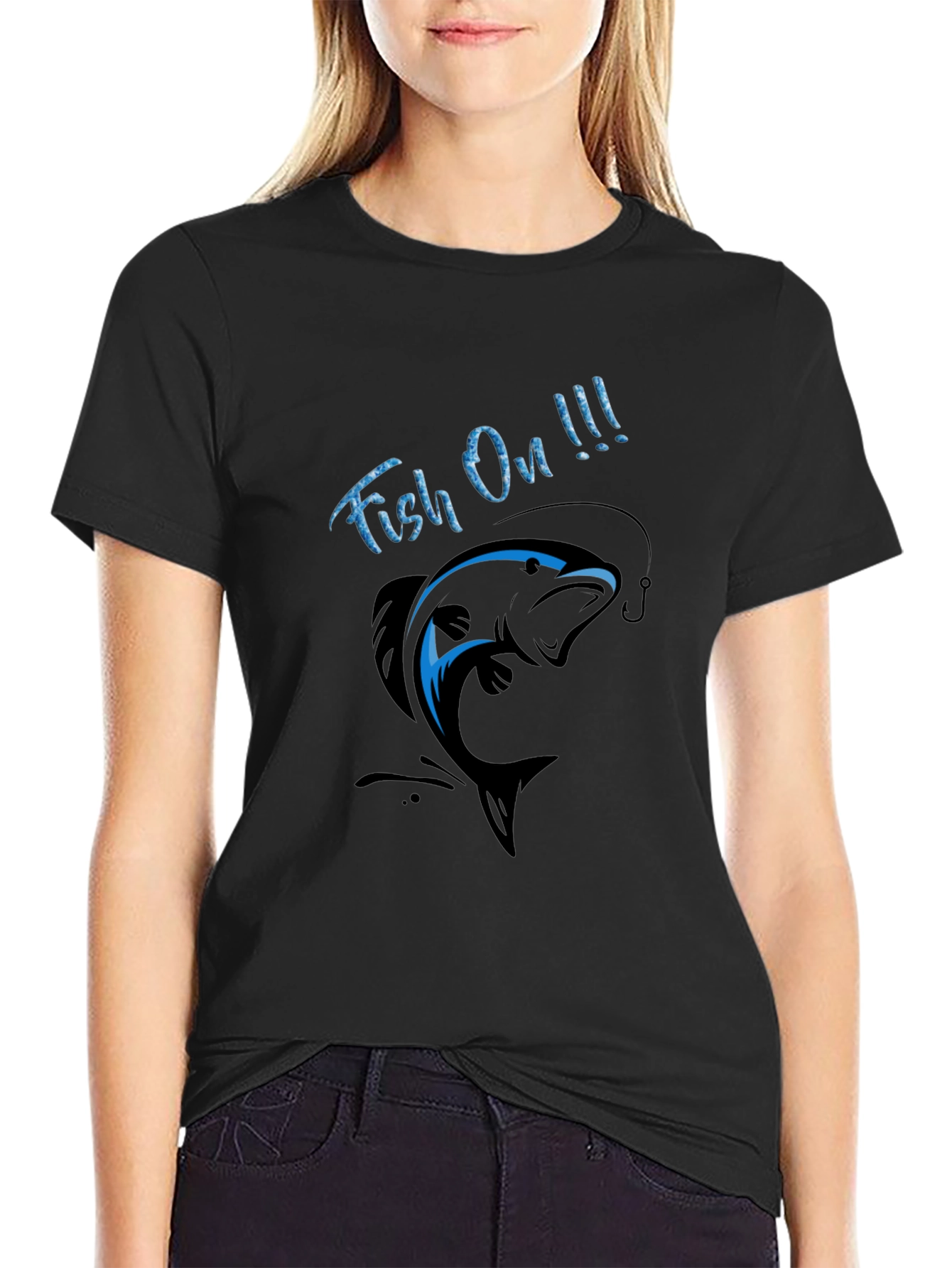 Fishing T-Shirt: Fish On Graphic Tee