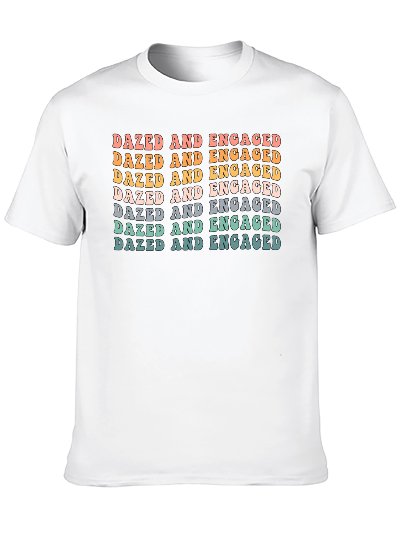 Dazed and Engaged Graphic Tee - Retro Style