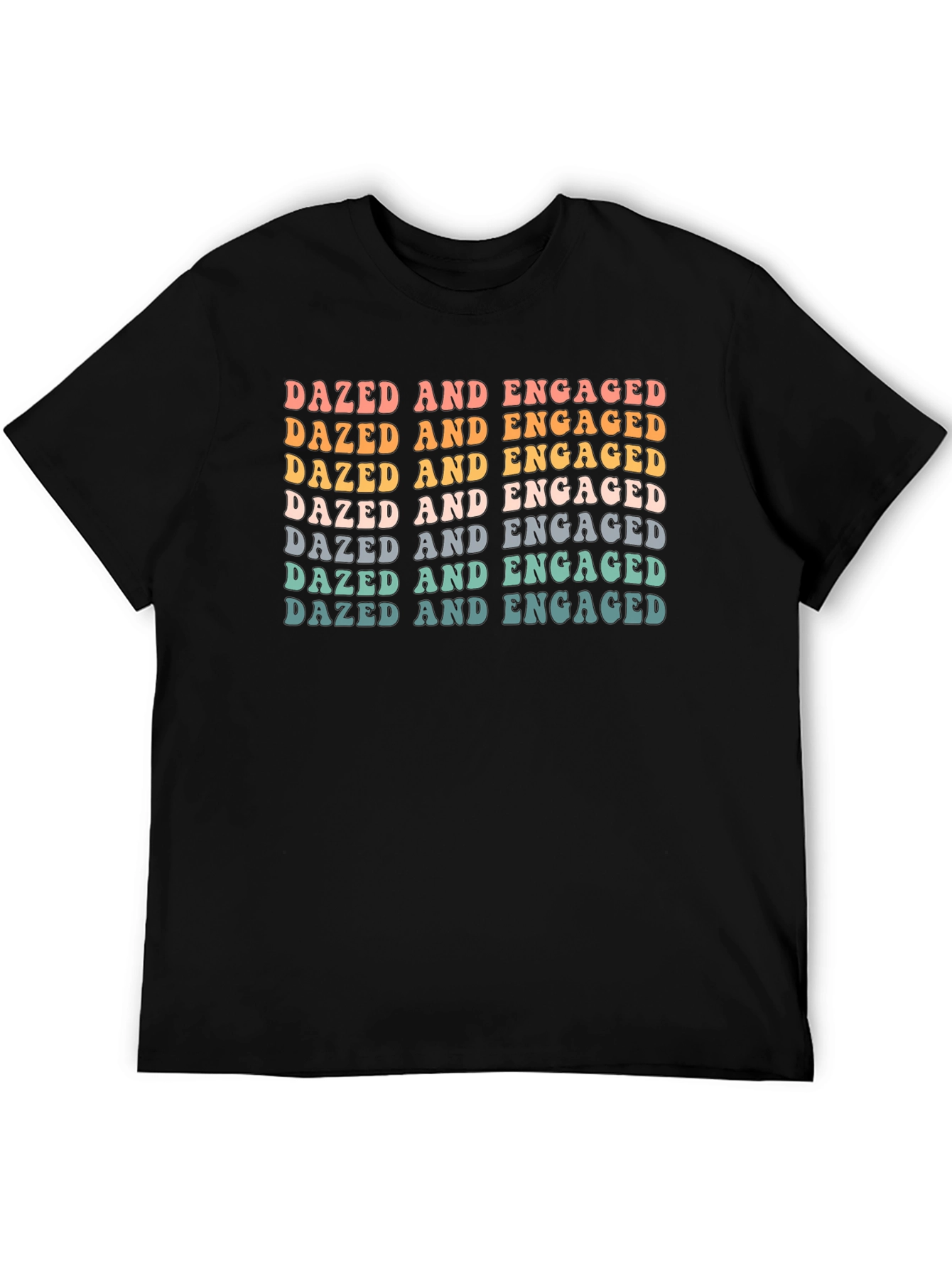 Dazed and Engaged Graphic Tee - Retro Style