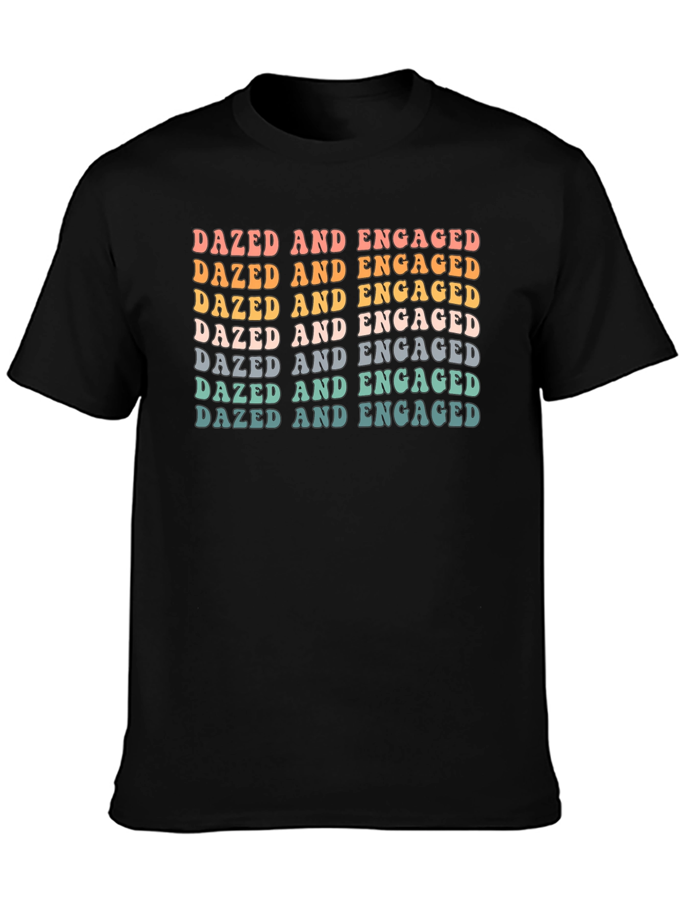 Dazed and Engaged Graphic Tee - Retro Style
