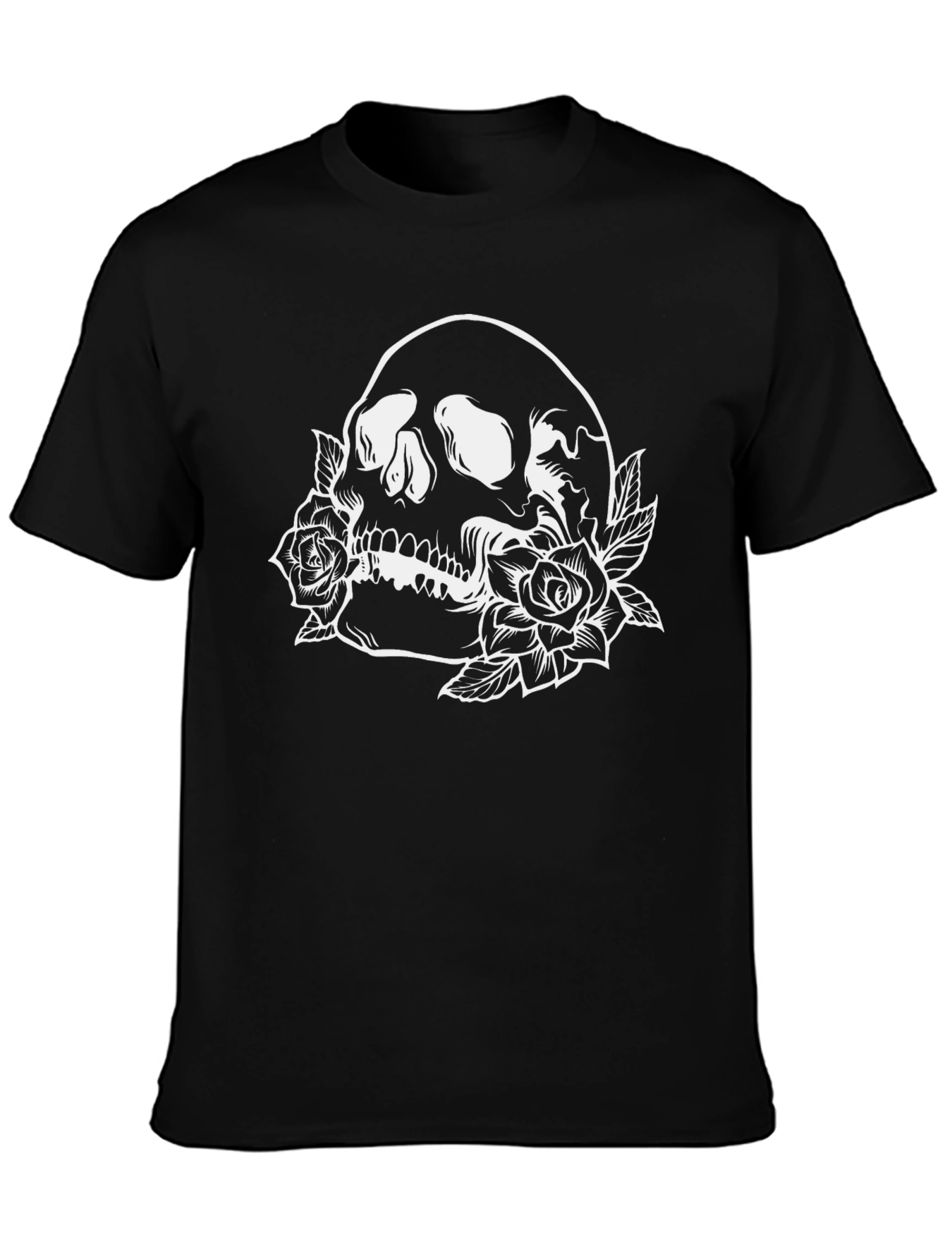Skull & Roses Graphic T-Shirt