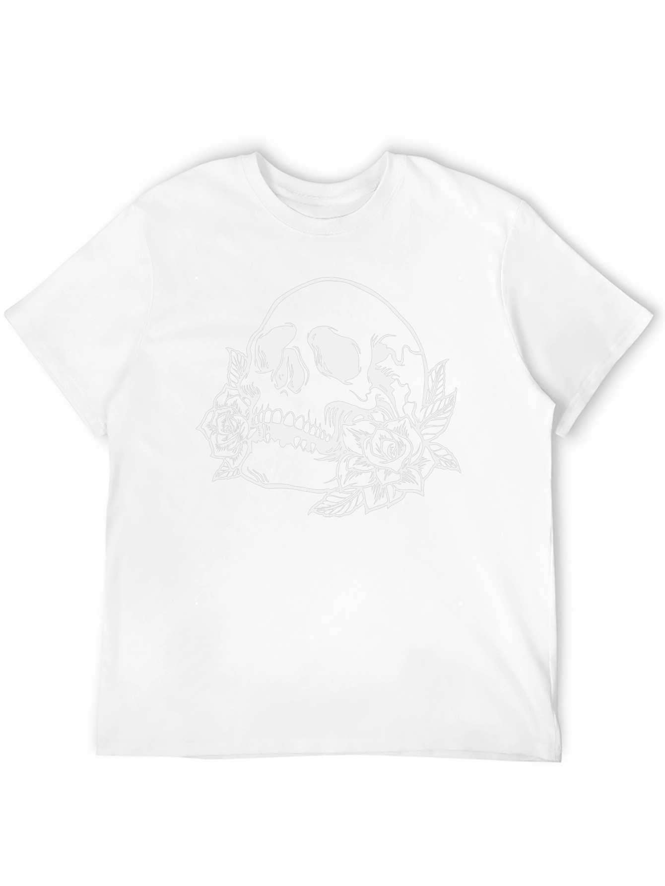 Skull & Roses Graphic T-Shirt