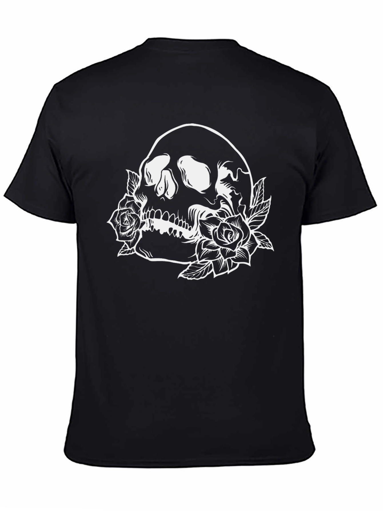 Skull & Roses Graphic T-Shirt
