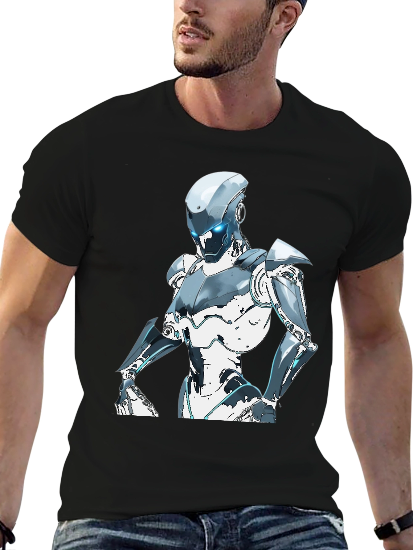 Robot T-Shirt - Sci-Fi Style Graphic Tee