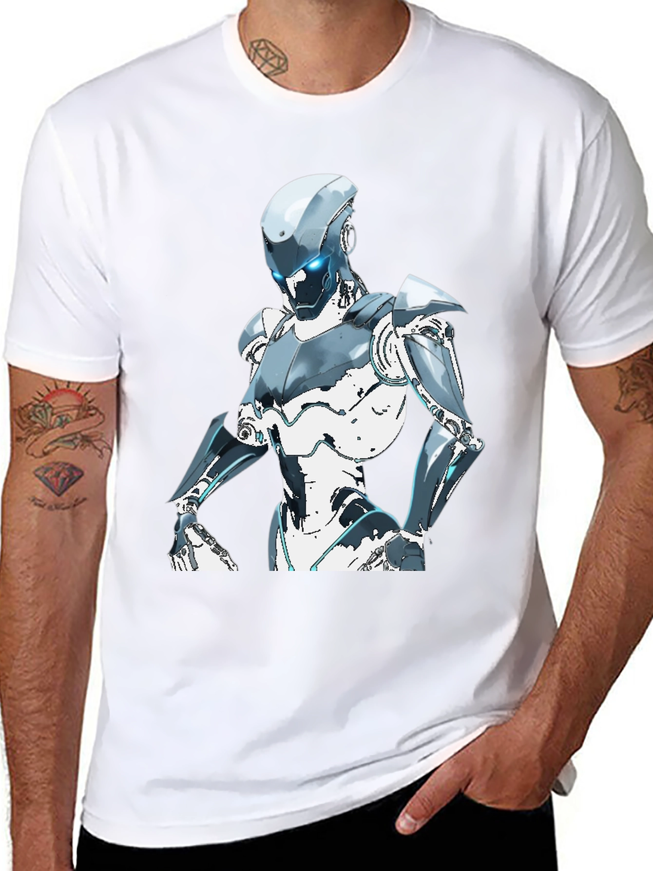 Robot T-Shirt - Sci-Fi Style Graphic Tee