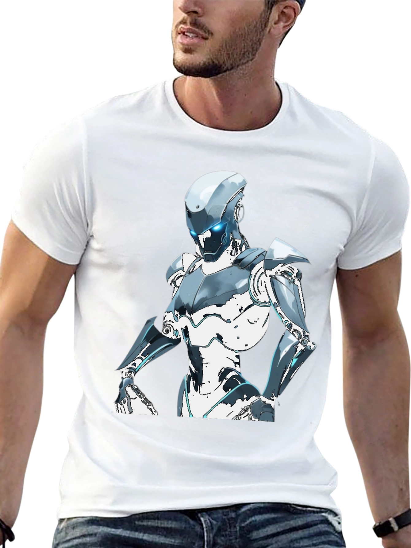Robot T-Shirt - Sci-Fi Style Graphic Tee