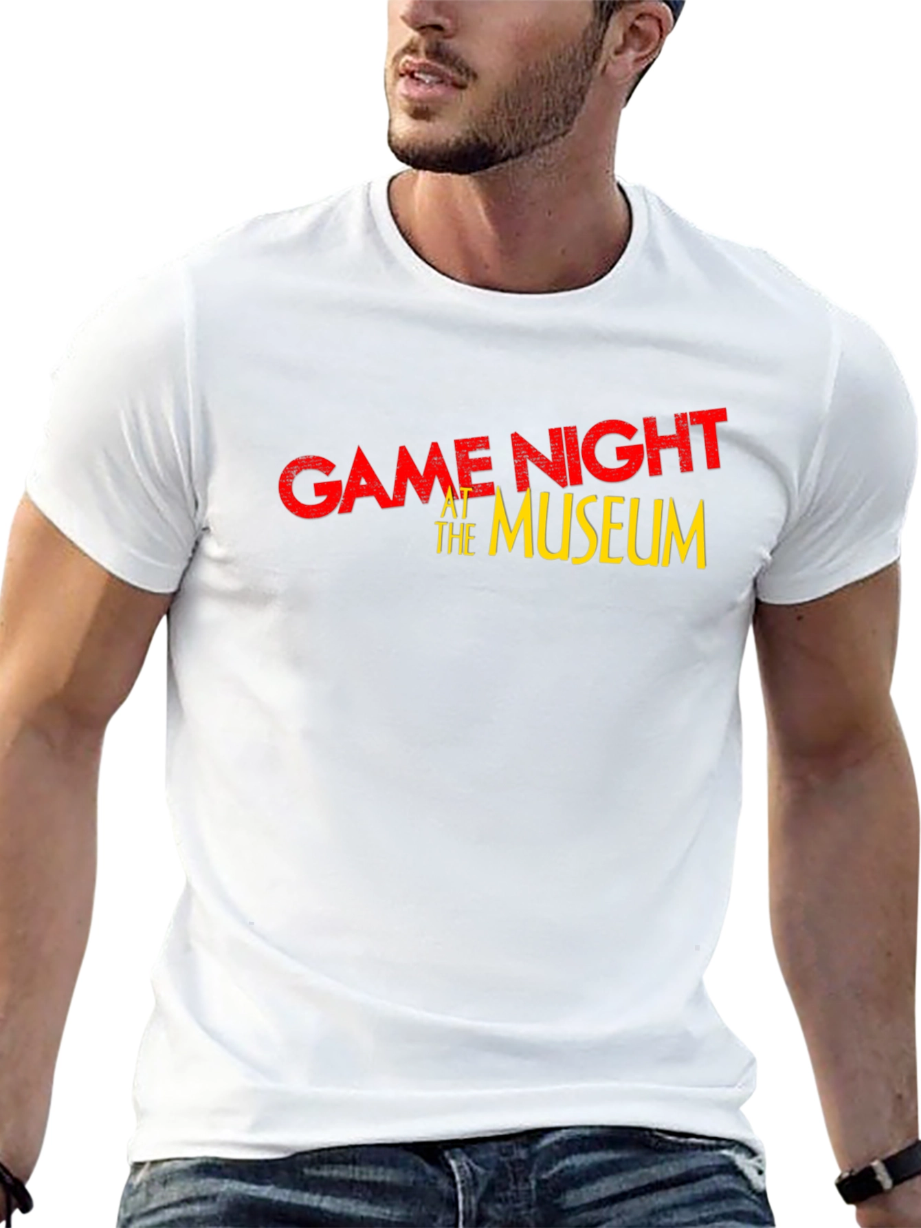 Game Night at the Museum Black T-Shirt