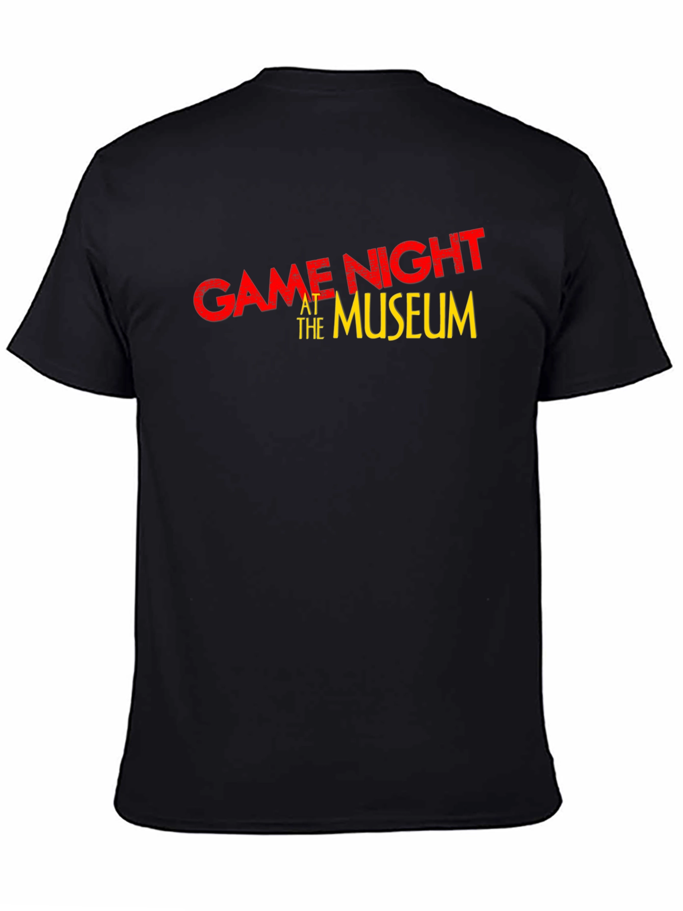 Game Night at the Museum Black T-Shirt