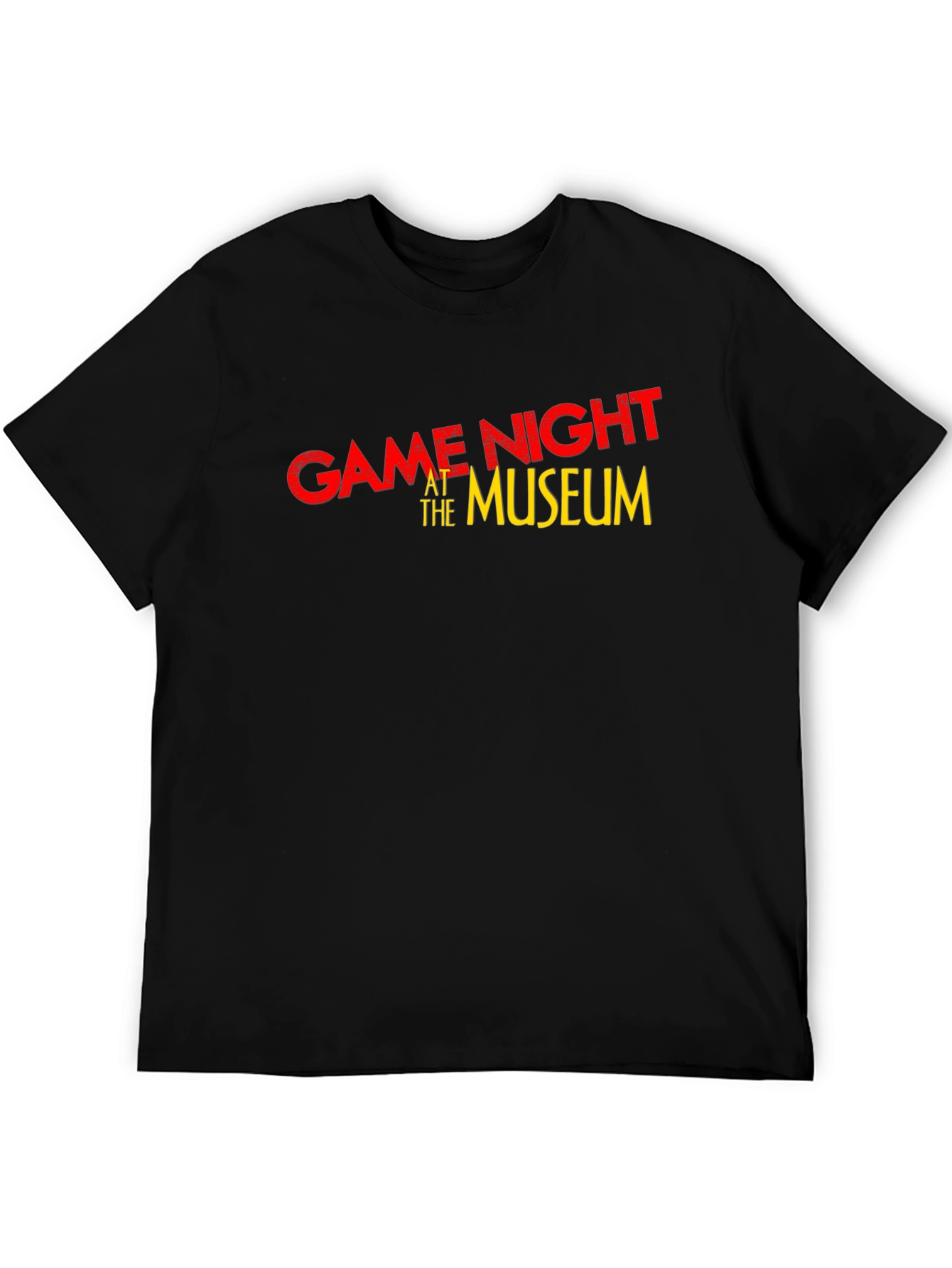 Game Night at the Museum Black T-Shirt