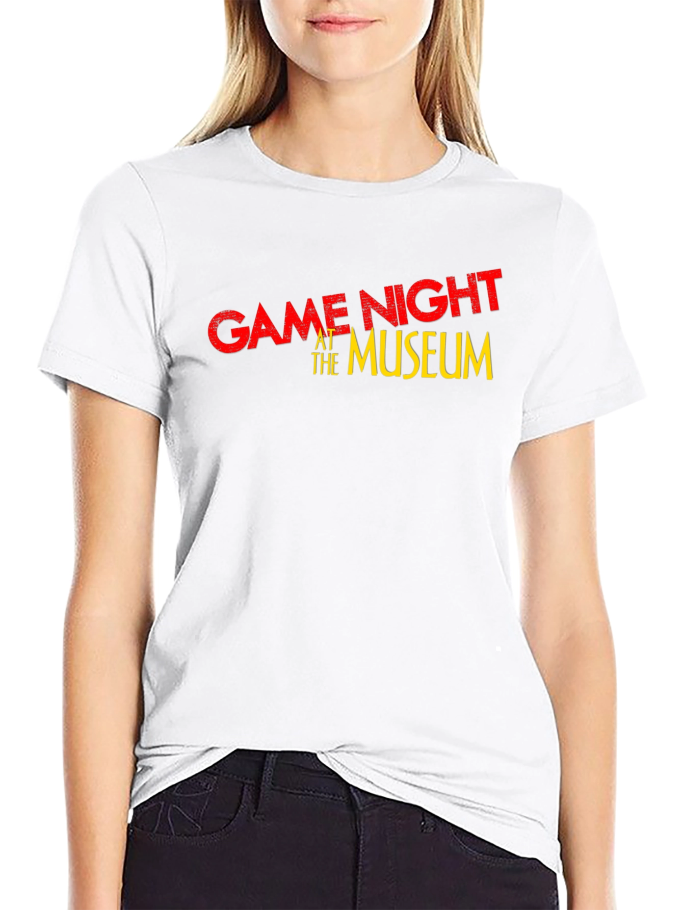 Game Night at the Museum Black T-Shirt