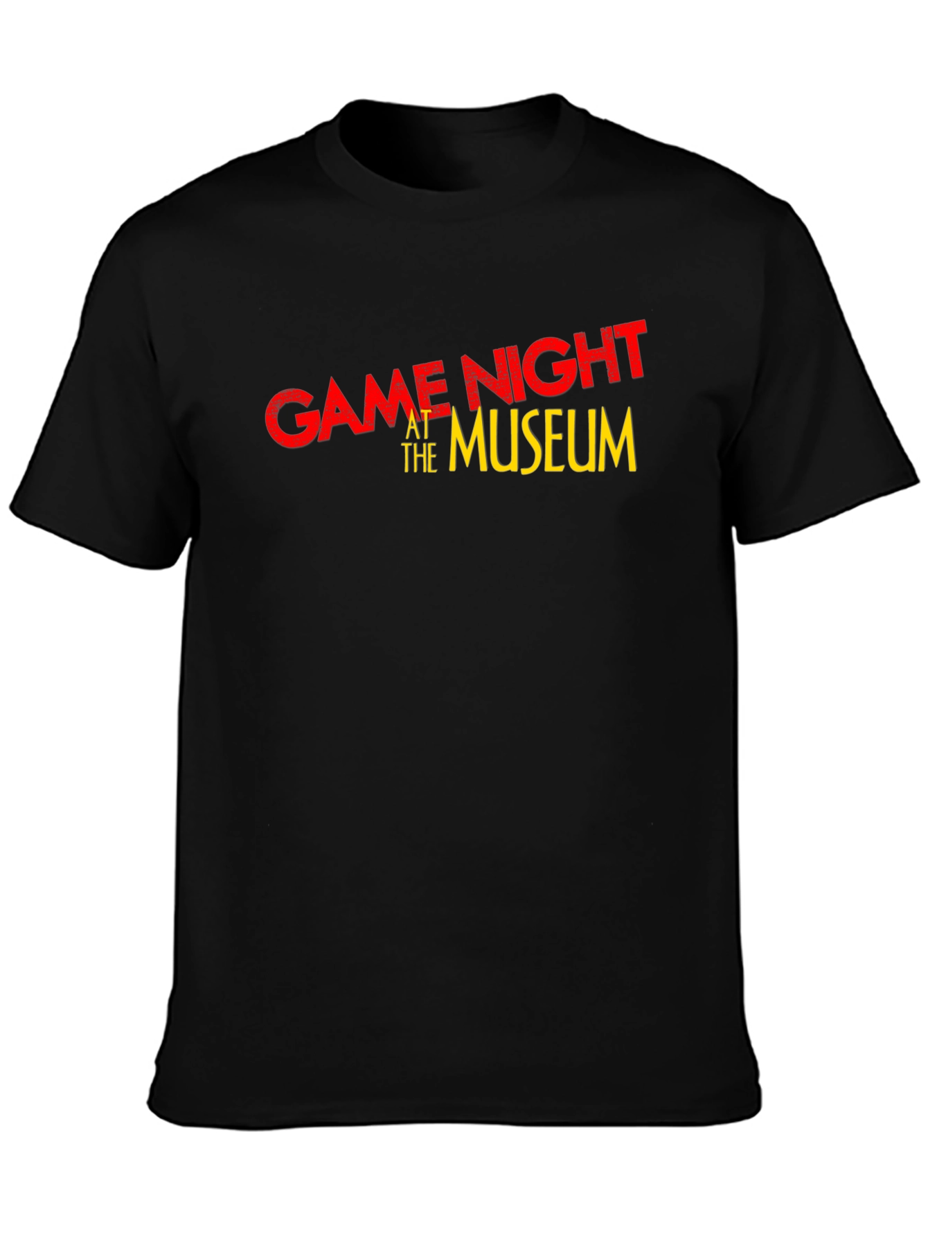 Game Night at the Museum Black T-Shirt