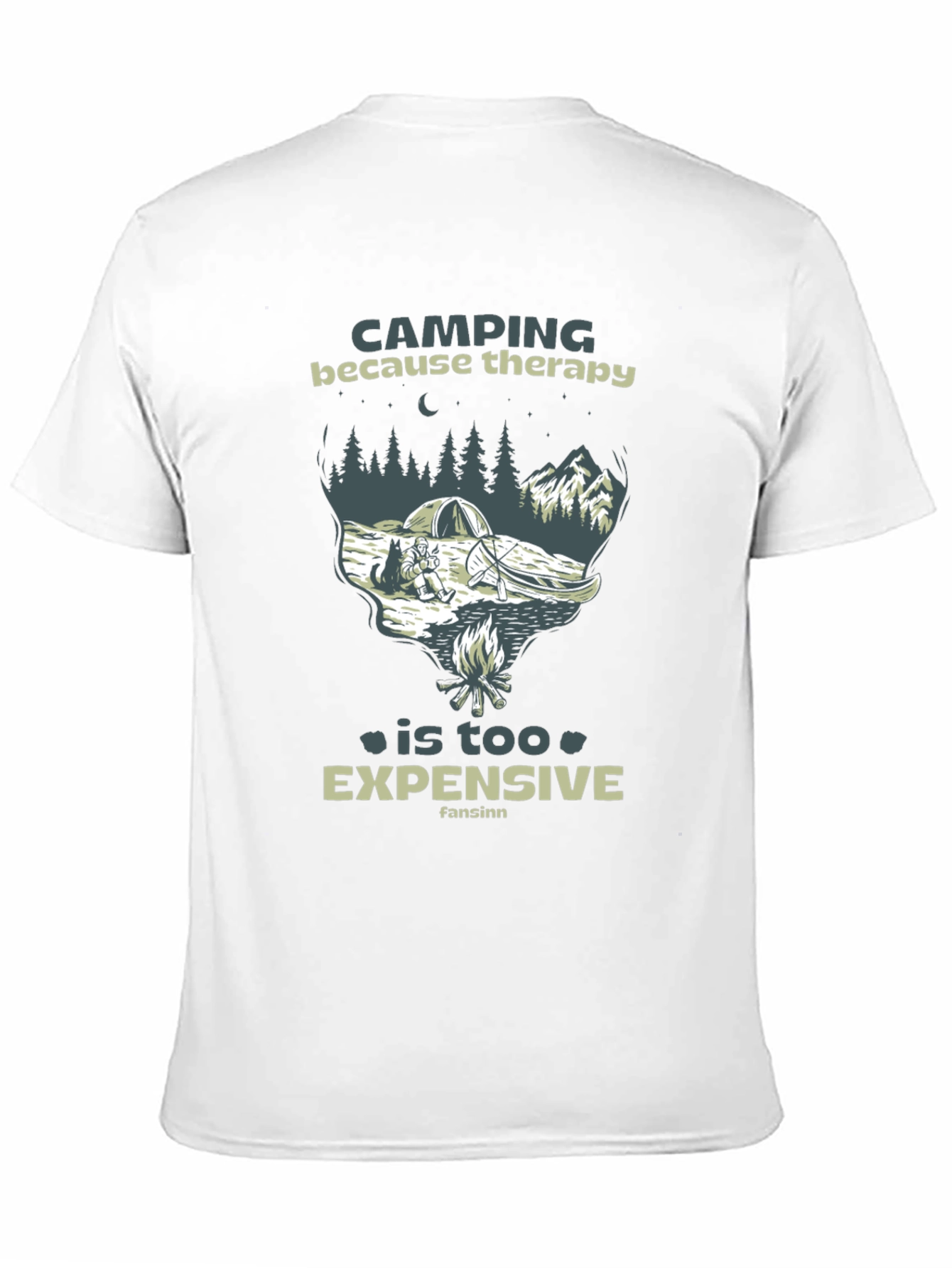 Camping Therapy Graphic T-Shirt