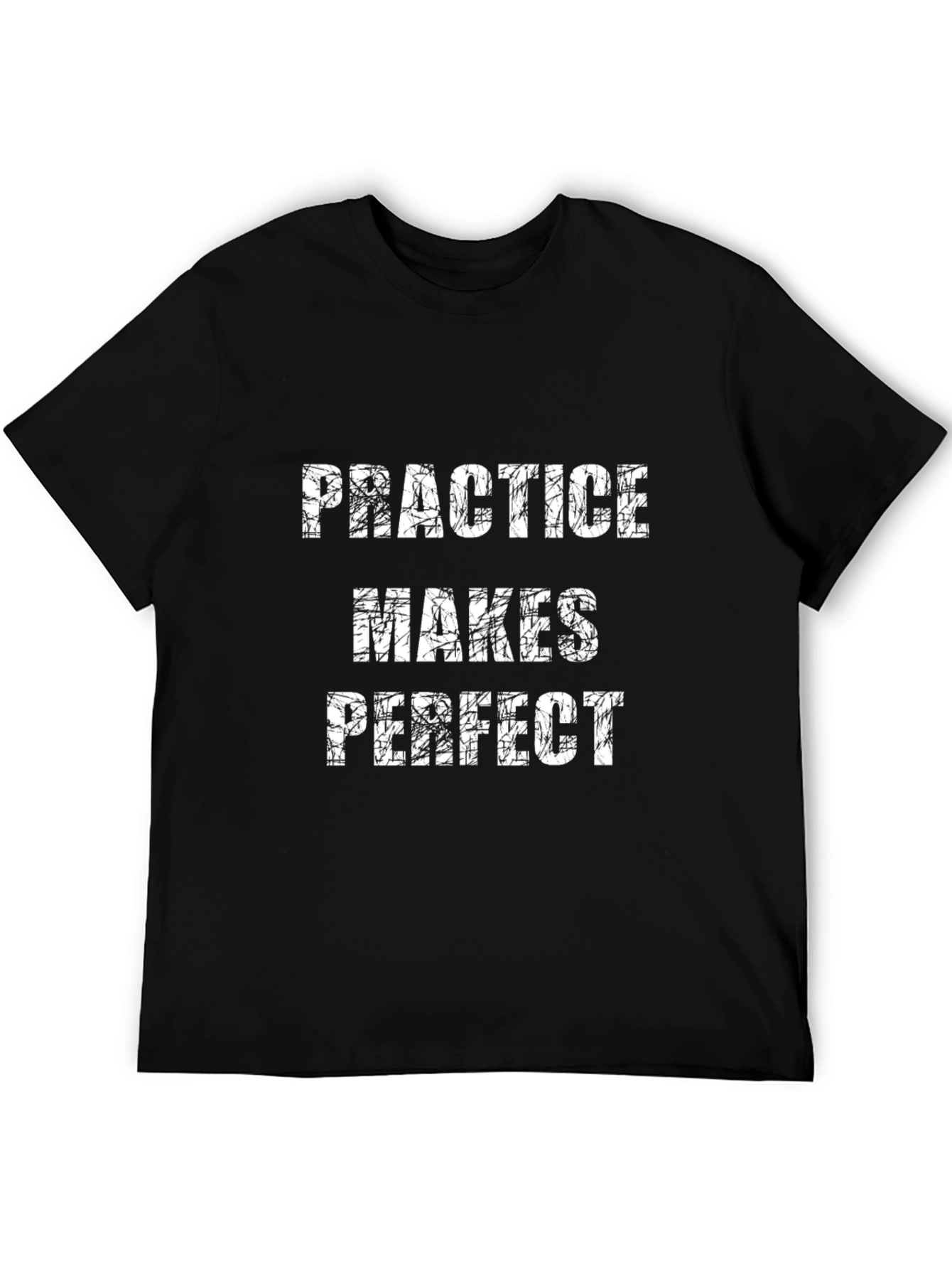 Practice Makes Perfect Black T-Shirt