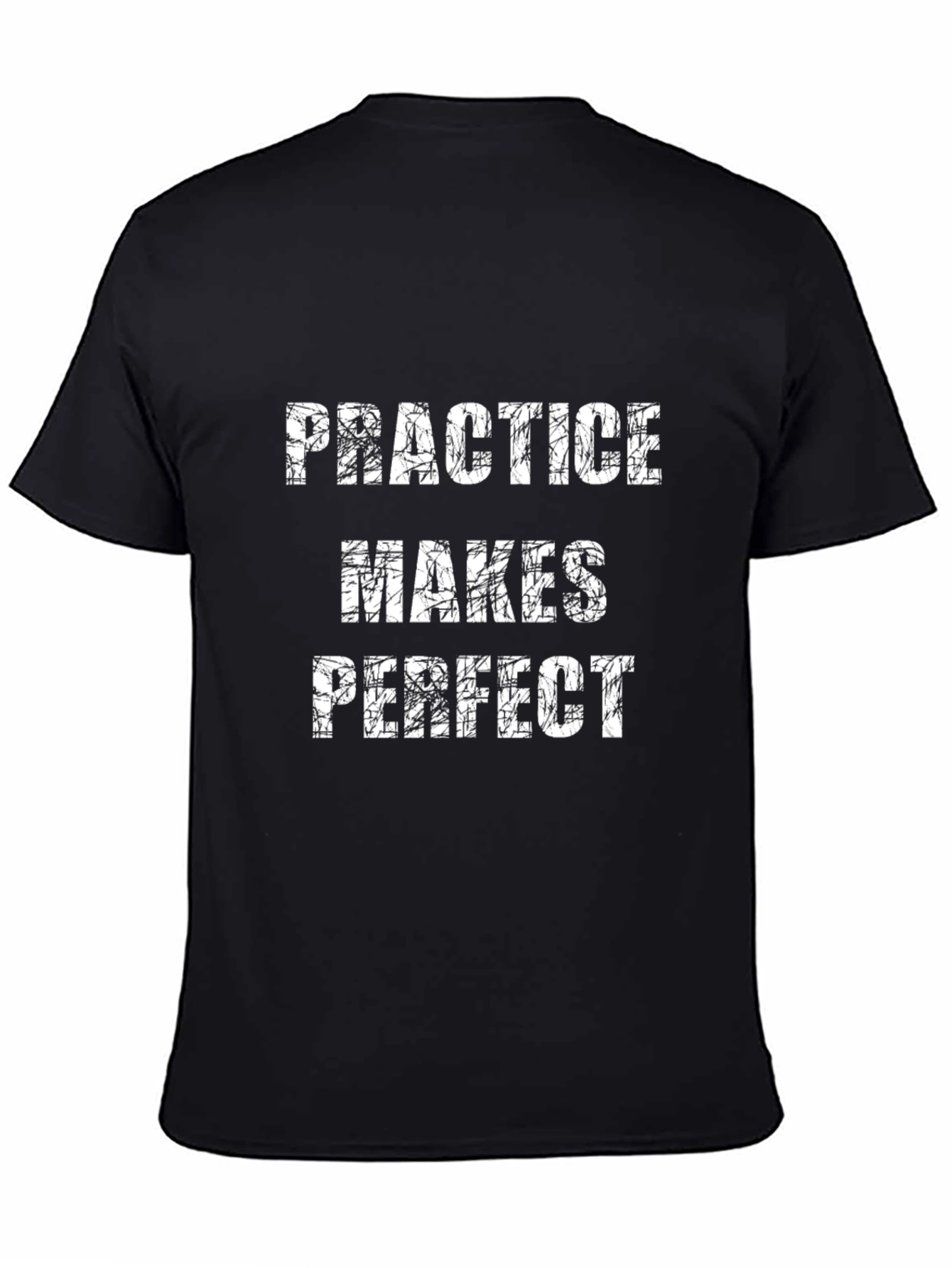 Practice Makes Perfect Black T-Shirt