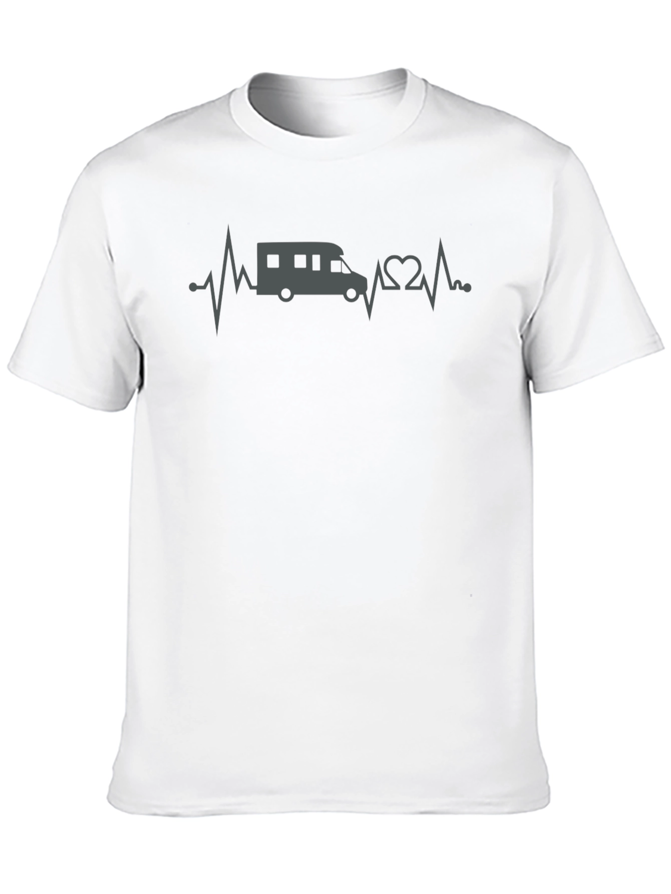 RV Heartbeat T-Shirt - Camper Van Life Tee