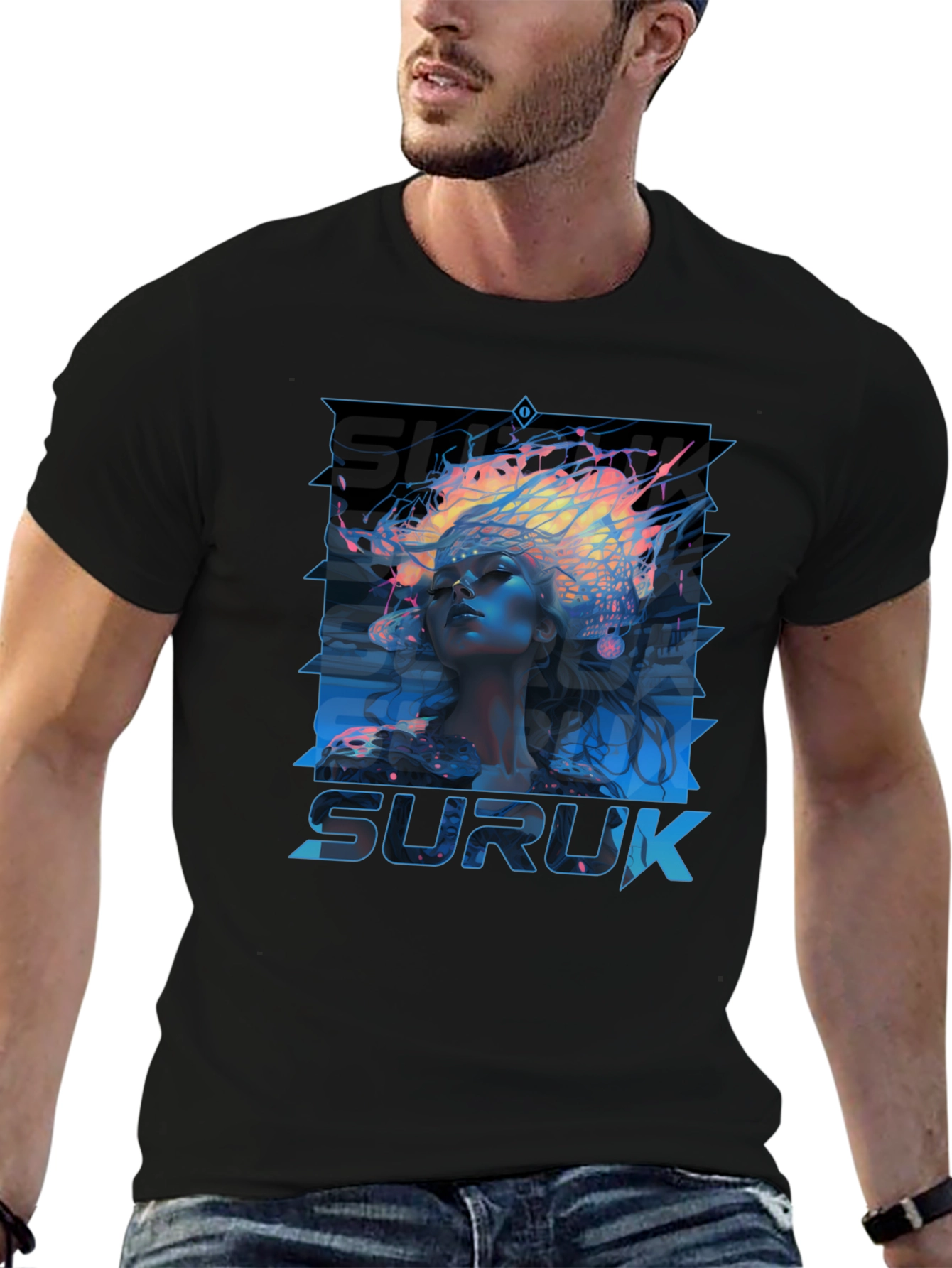 Suruk Graphic T-Shirt - Black