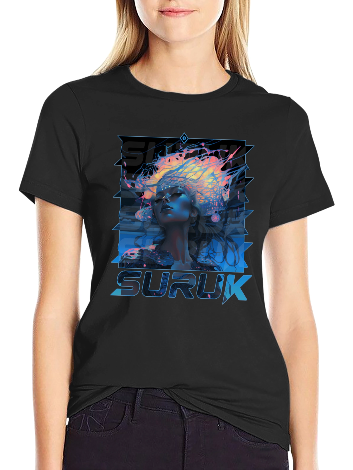 Suruk Graphic T-Shirt - Black