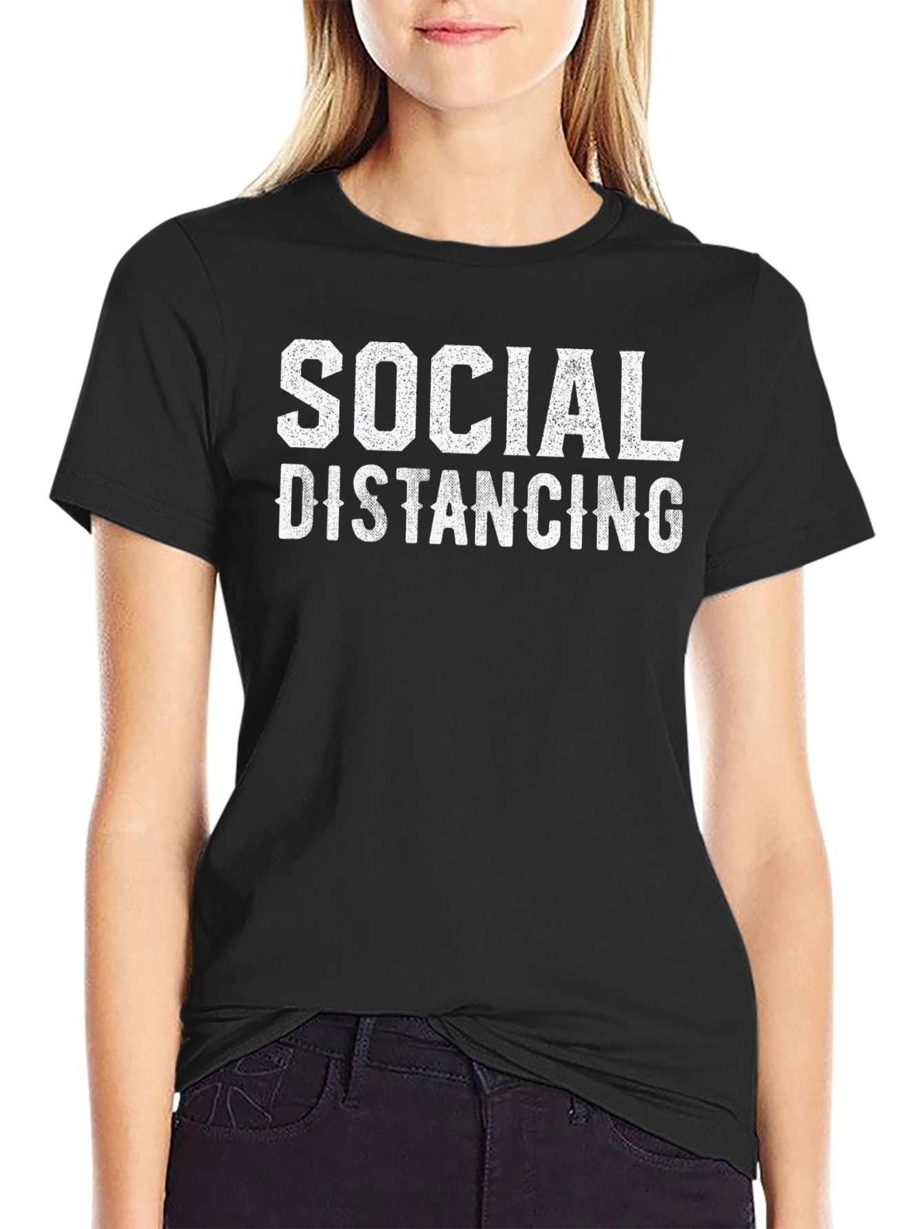 Social Distancing Graphic T-Shirt