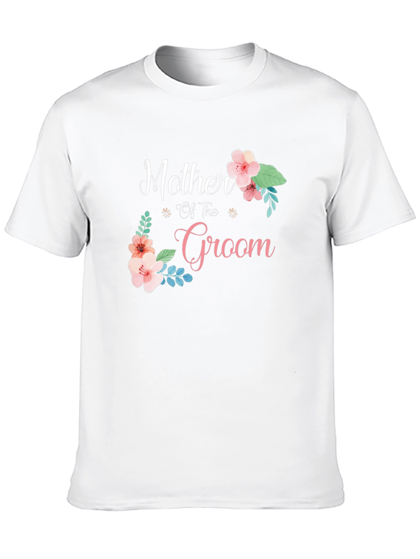 Mother of the Groom T-Shirt Floral Design