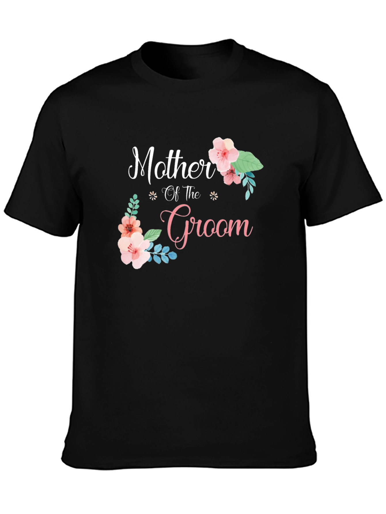 Mother of the Groom T-Shirt Floral Design