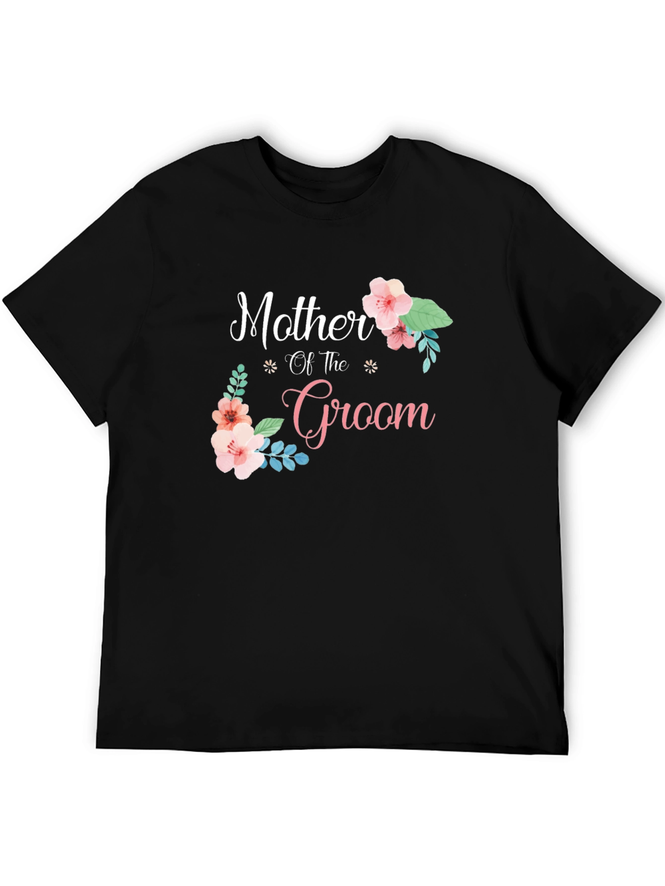 Mother of the Groom T-Shirt Floral Design