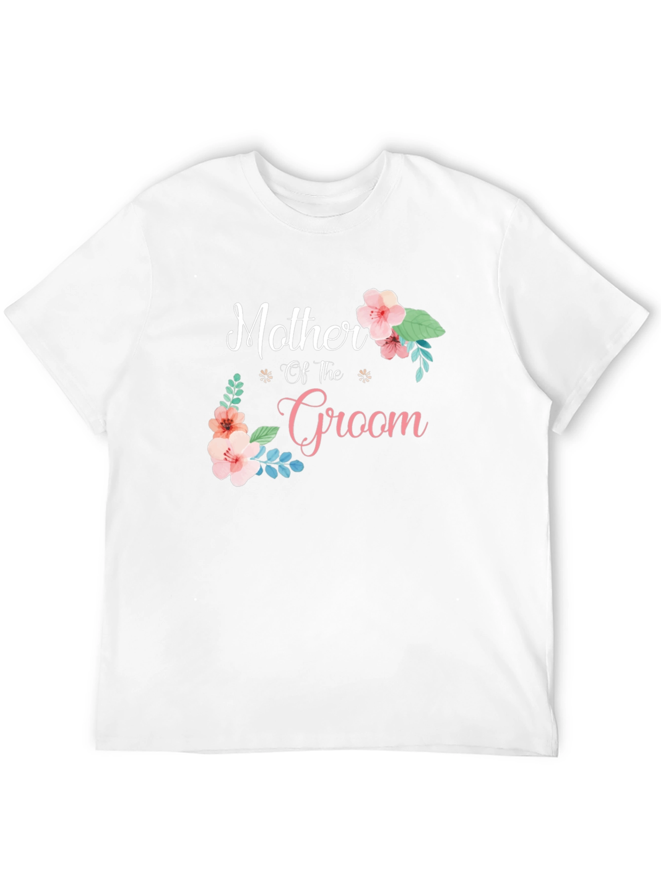 Mother of the Groom T-Shirt Floral Design