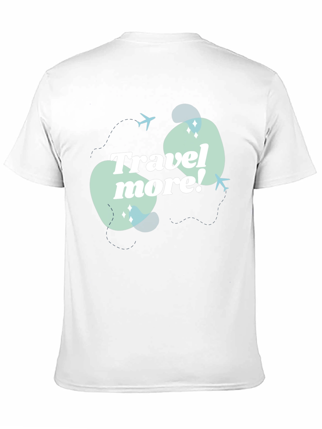 Travel More Graphic Tee - Mens Black T-Shirt