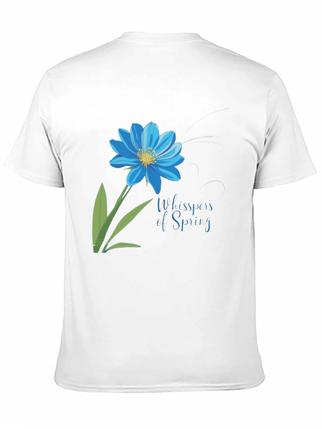 Floral Whispers Spring Graphic T-Shirt
