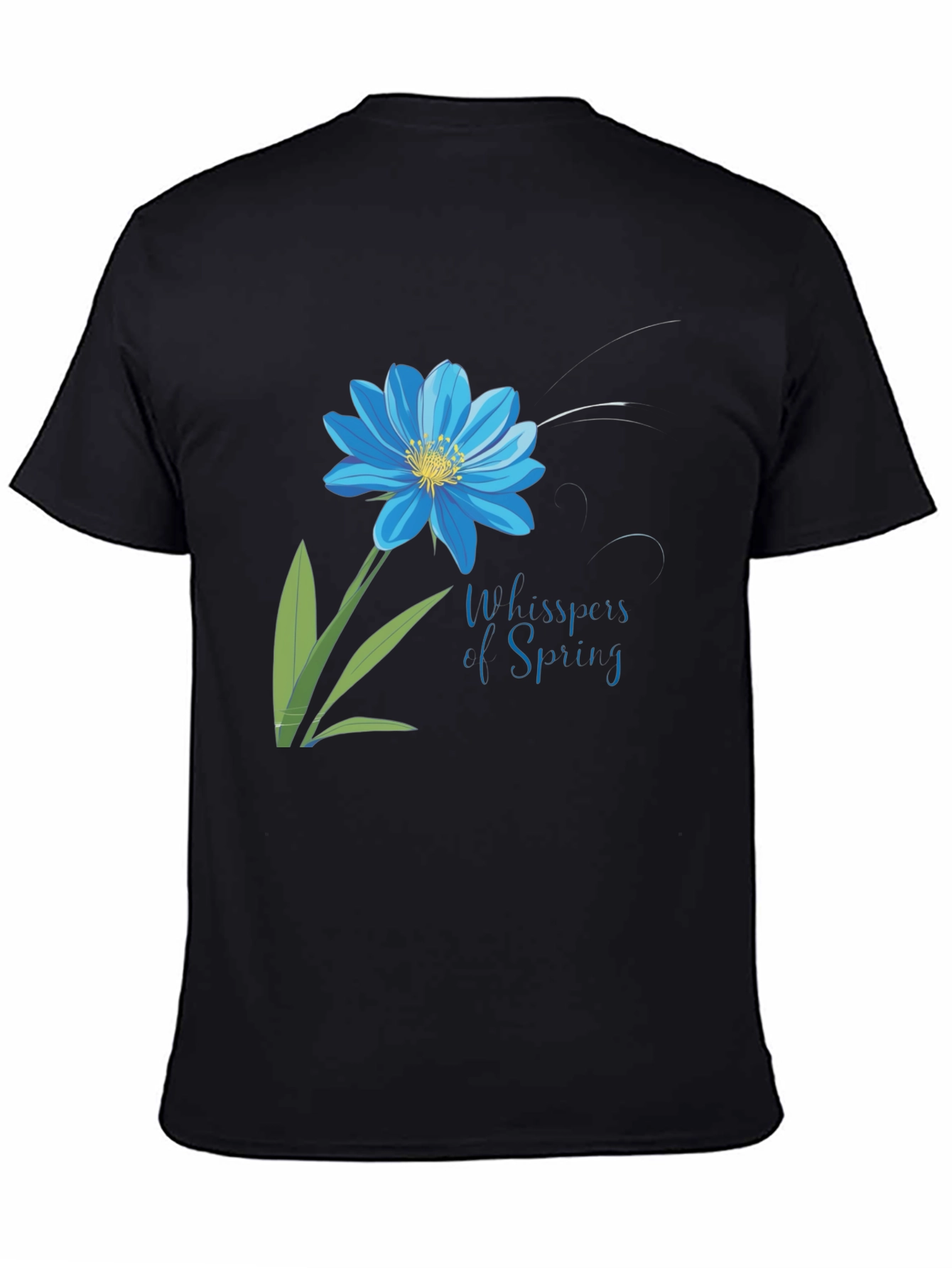 Floral Whispers Spring Graphic T-Shirt
