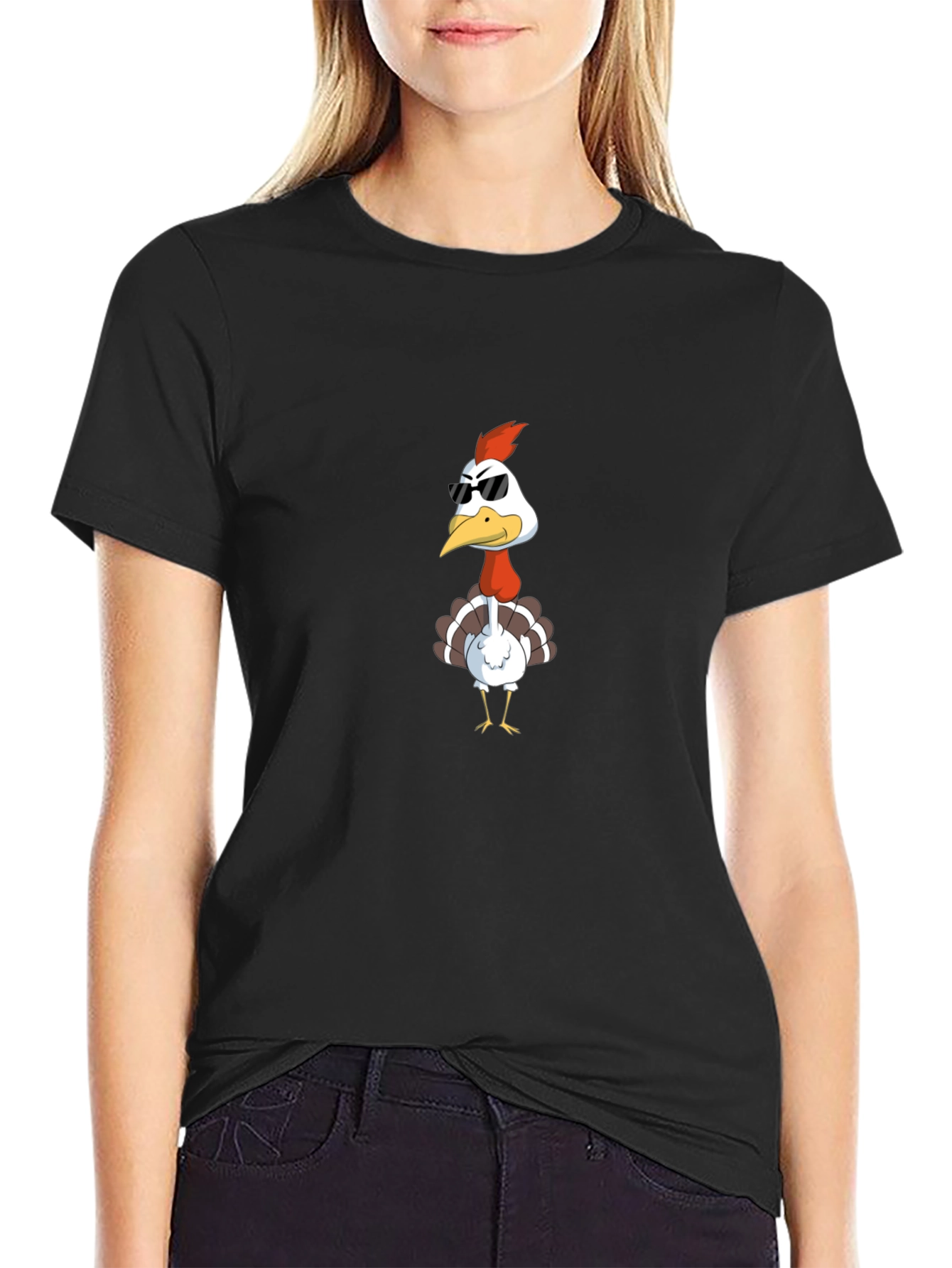 Cool Turkey Graphic Tee - Black