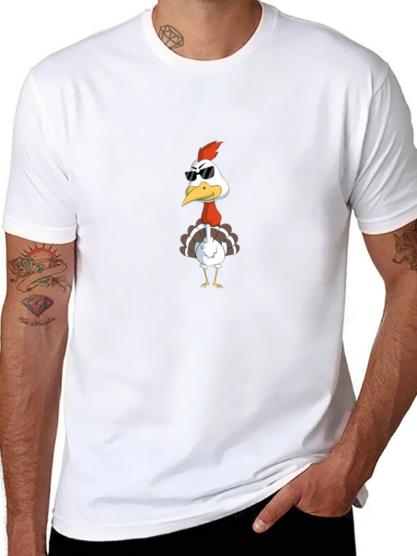 Cool Turkey Graphic Tee - Black