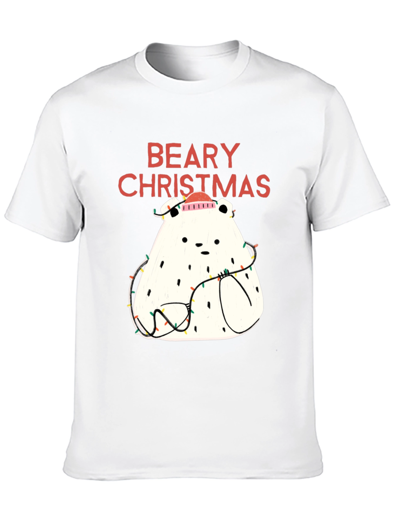 Beary Christmas Graphic Tee - Holiday Fun